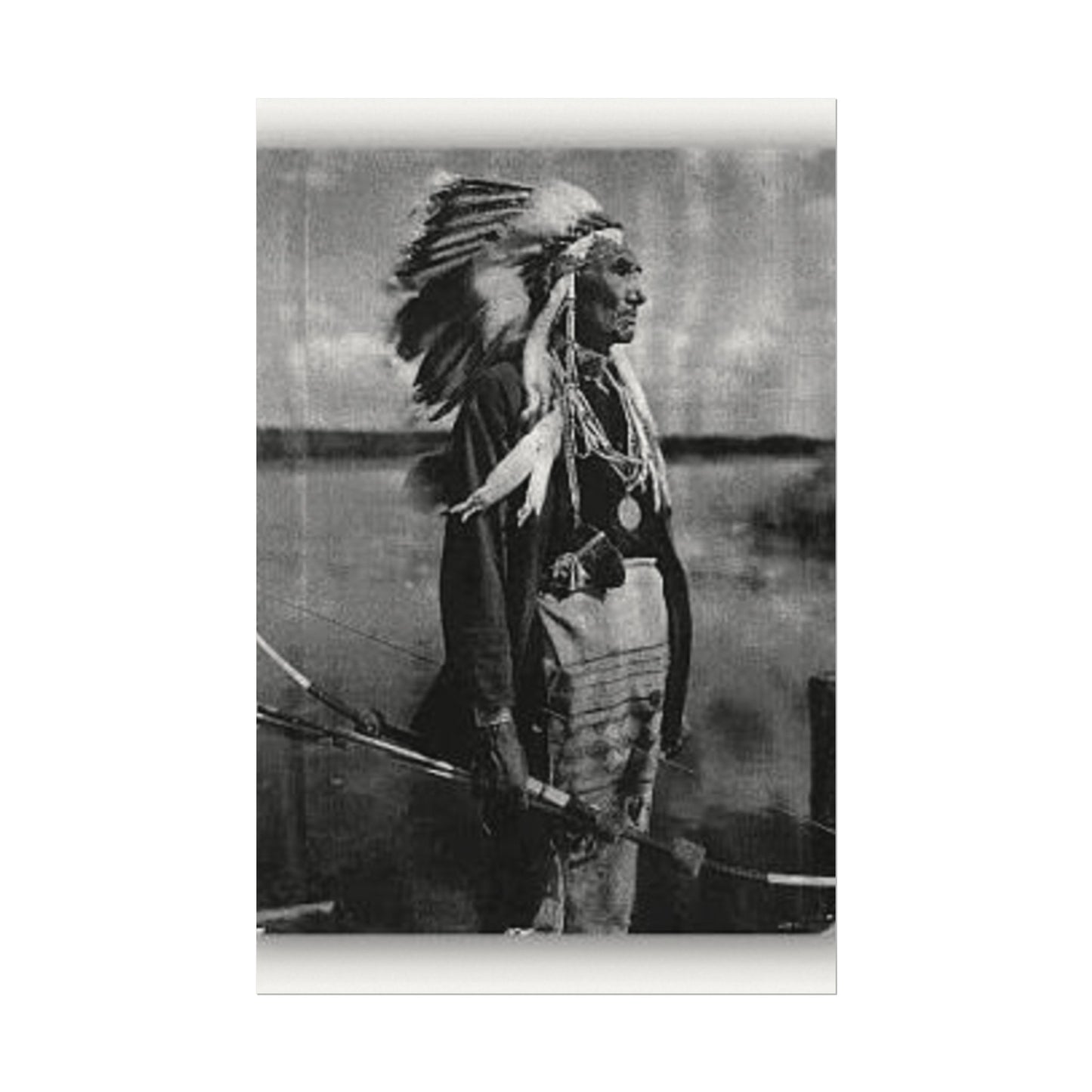 Indigenous Wetlands – Western Textured Watercolor Matte Posters