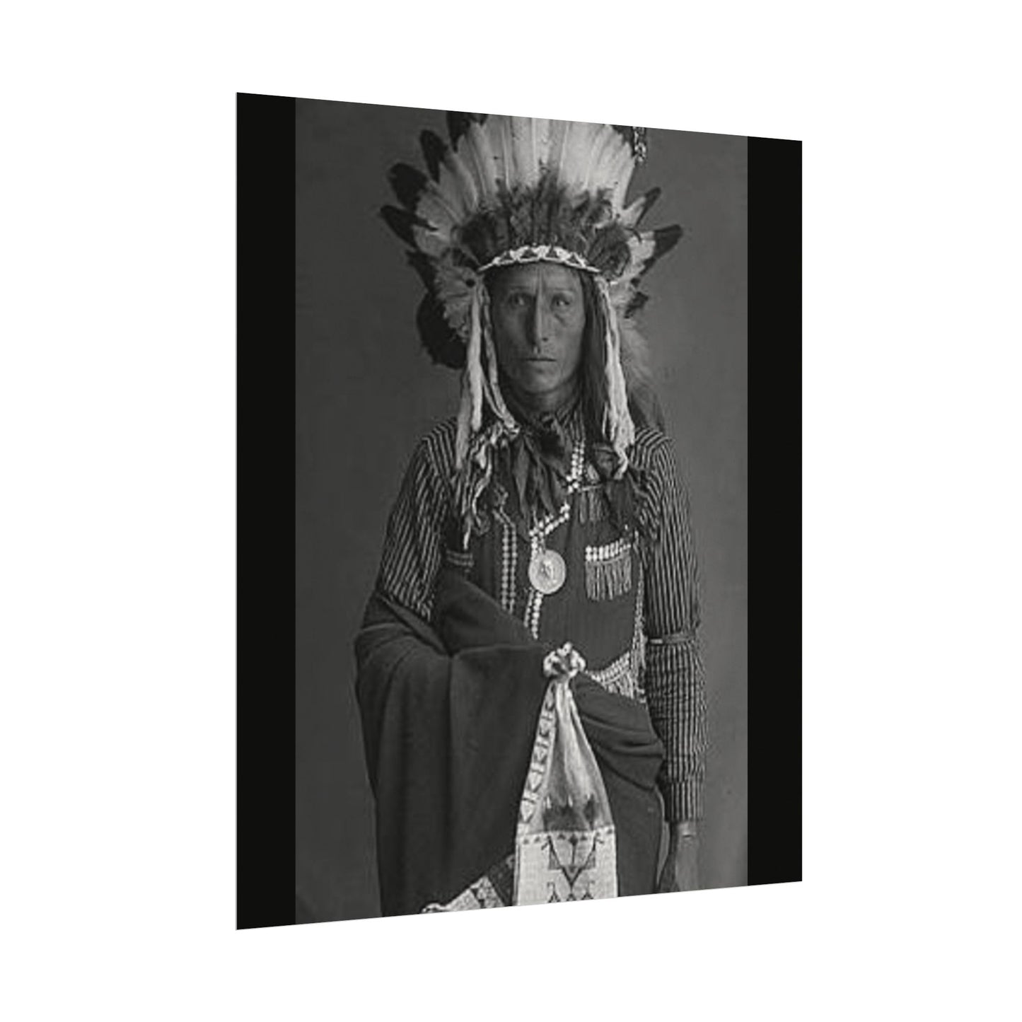 Still As The Wind Remembers – Western Textured Watercolor Matte Posters