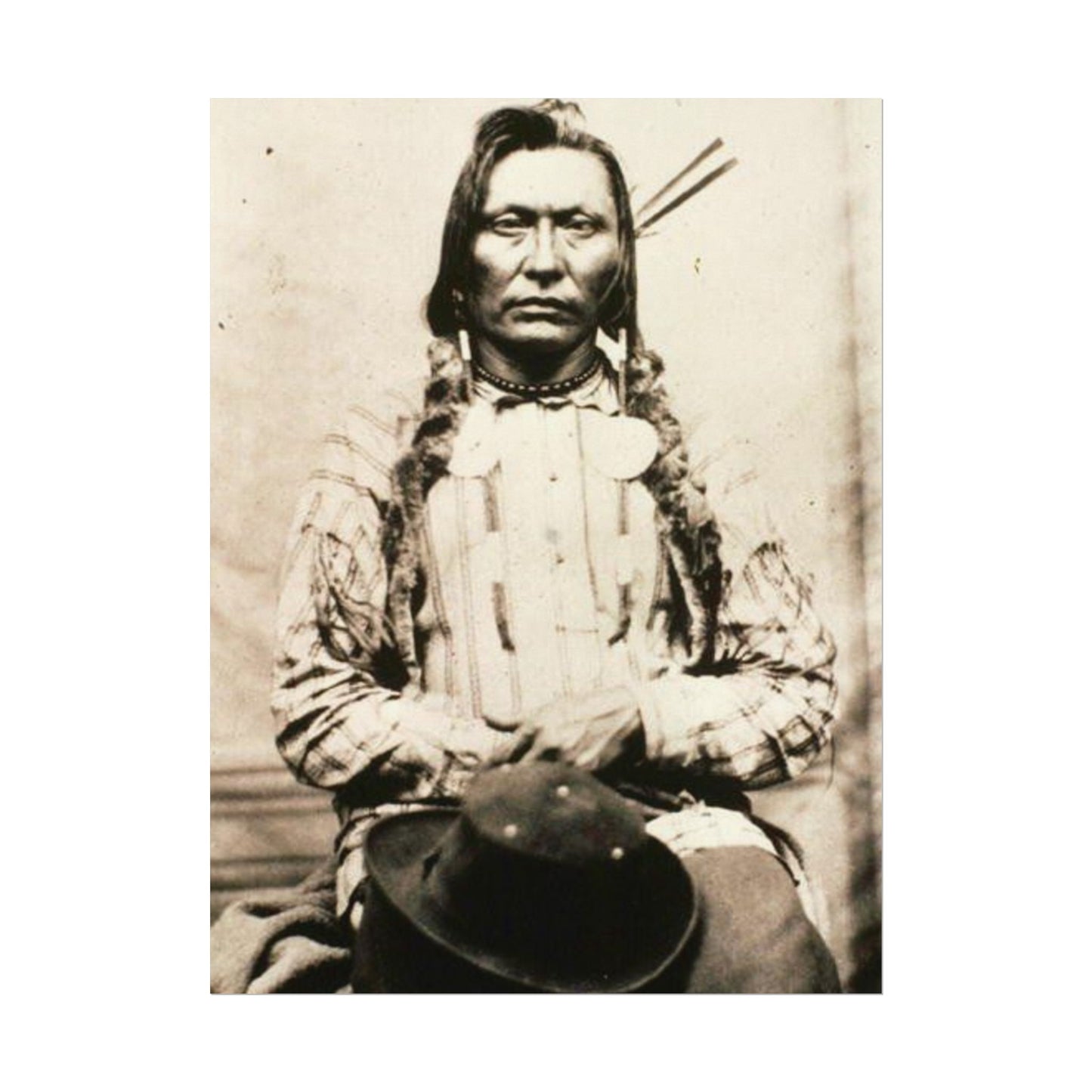 Shadow Warrior – Western Textured Watercolor Matte Posters