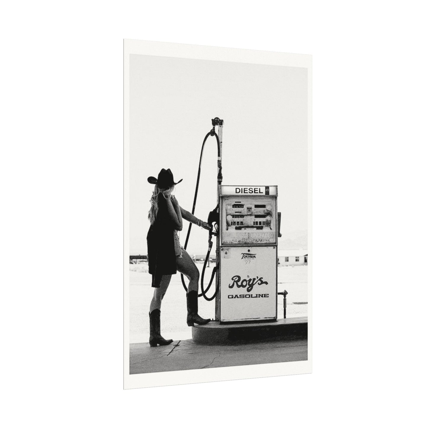 High Noon Fill Up— Western Textured Watercolor Matte Posters