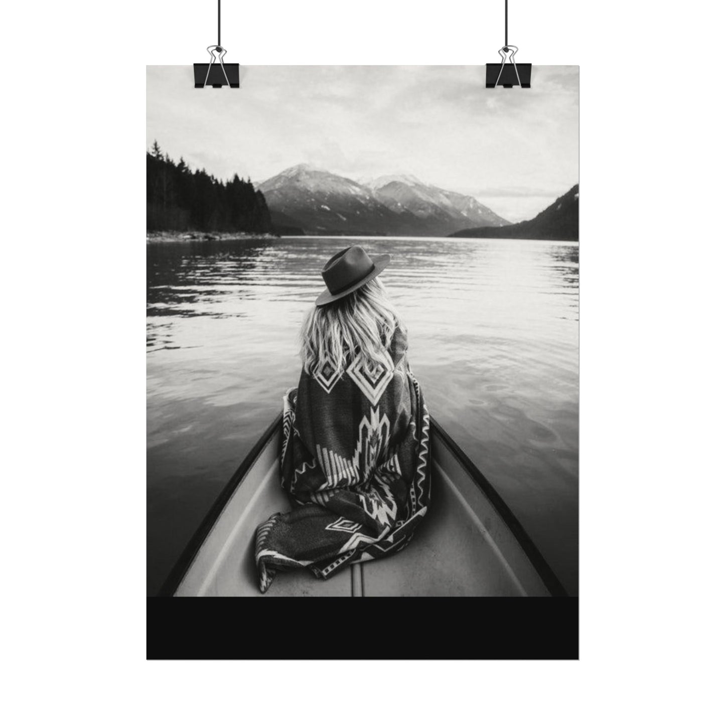 He Leads Me Beside Still Waters – Western Textured Watercolor Matte Posters