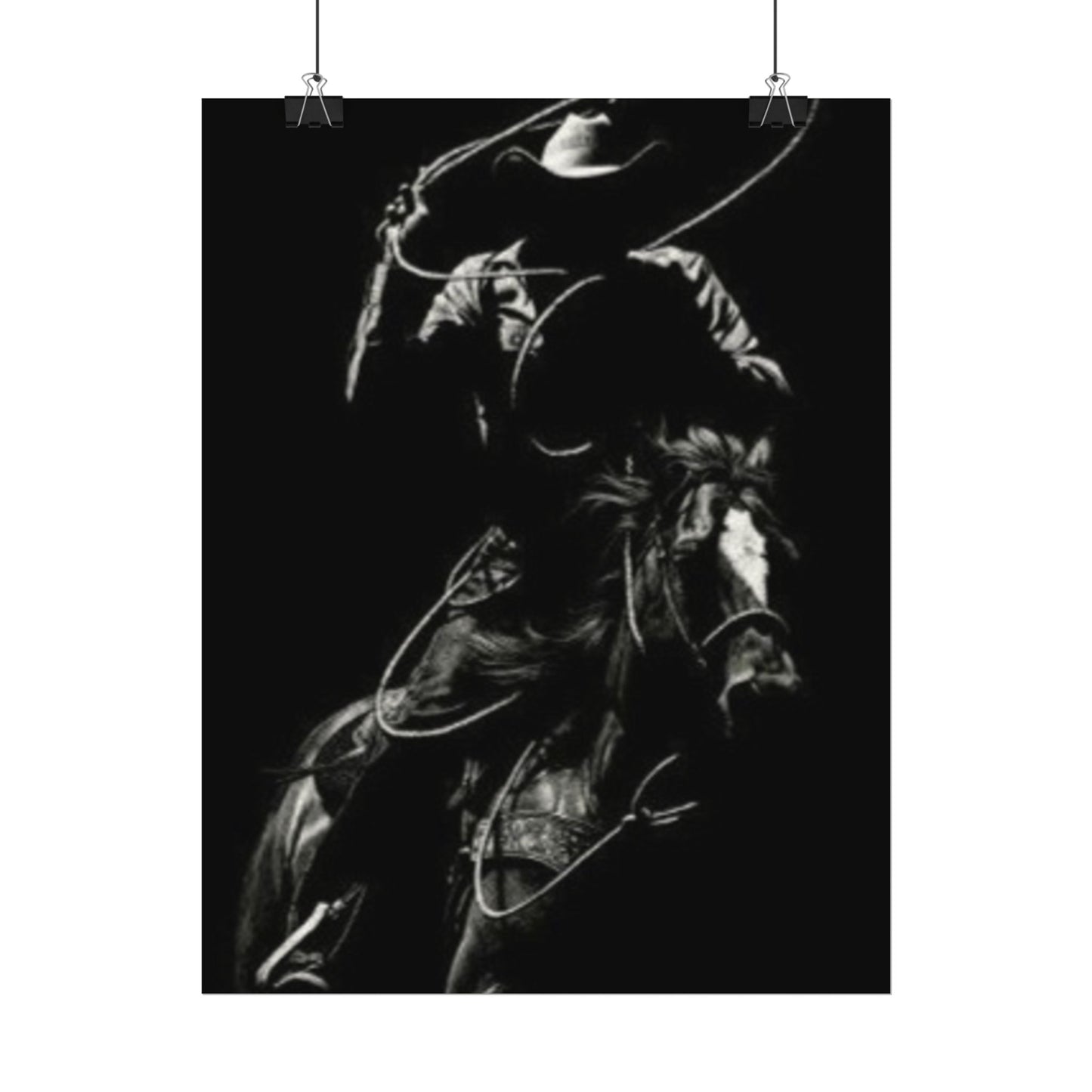 The Ropers Mark – Western Textured Watercolor Matte Posters