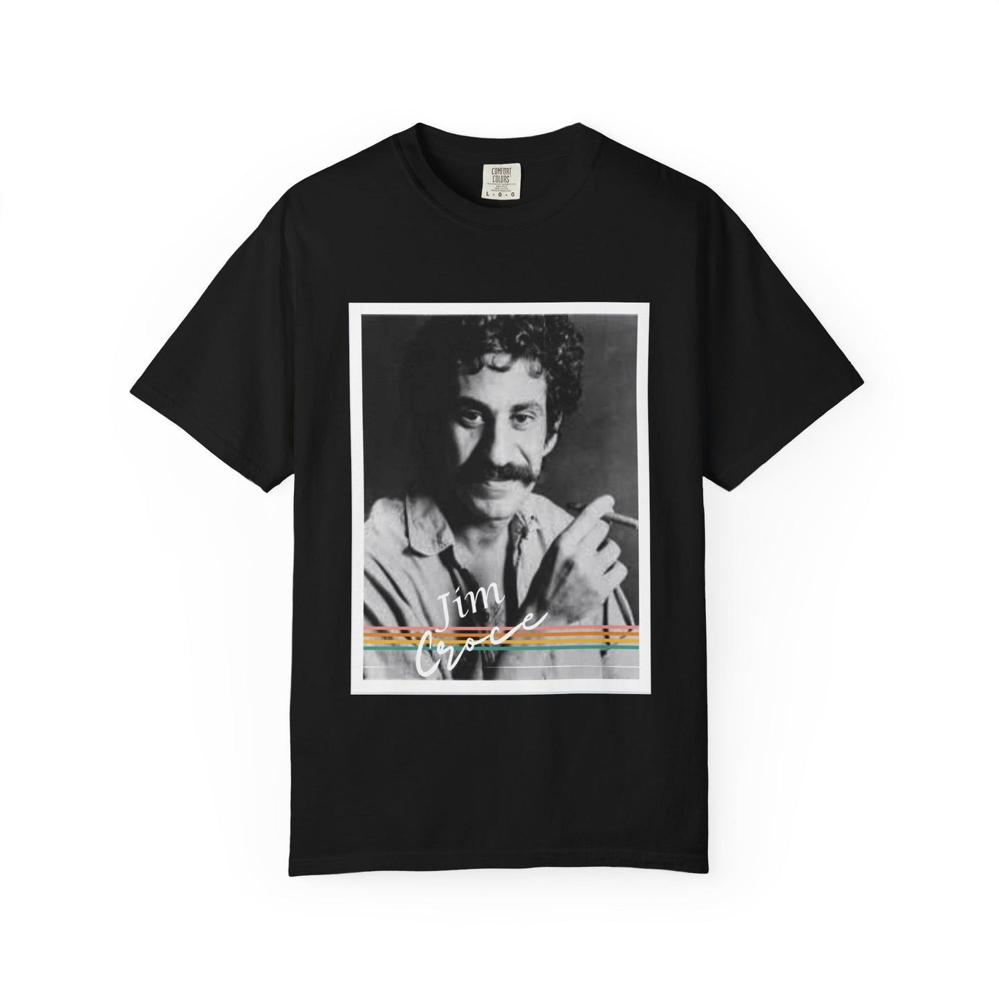 Vintage Jim Croce Inspired Unisex T-Shirt, Retro Graphic Tee, Casual Wear, Unique Gift for Fans, Perfect for Everyday Style, Tim Grace Design