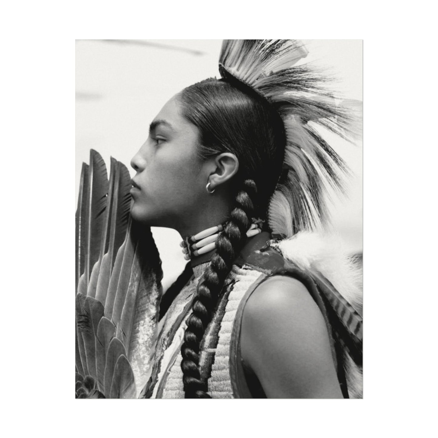 Soar High On Wings Like Eagles – Western Textured Watercolor Matte Posters