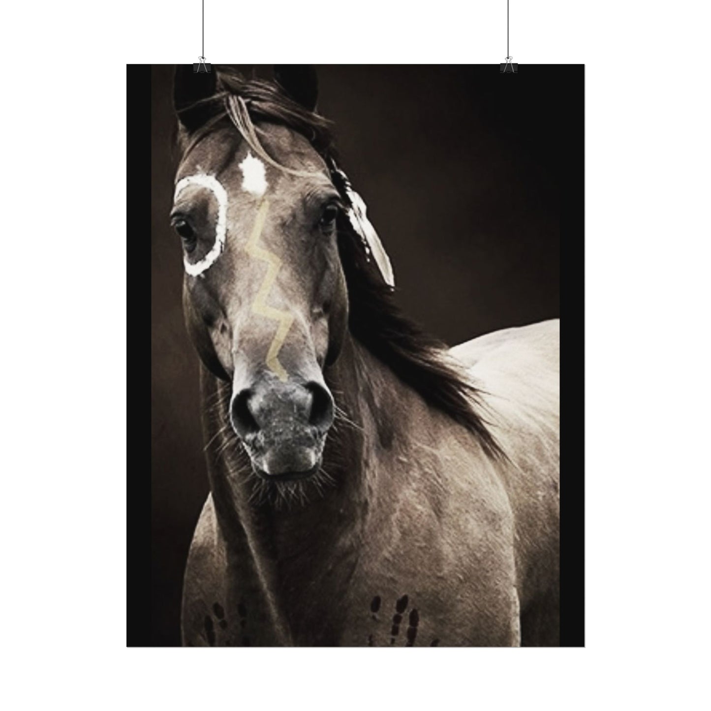 War Paint – Western Textured Watercolor Matte Posters