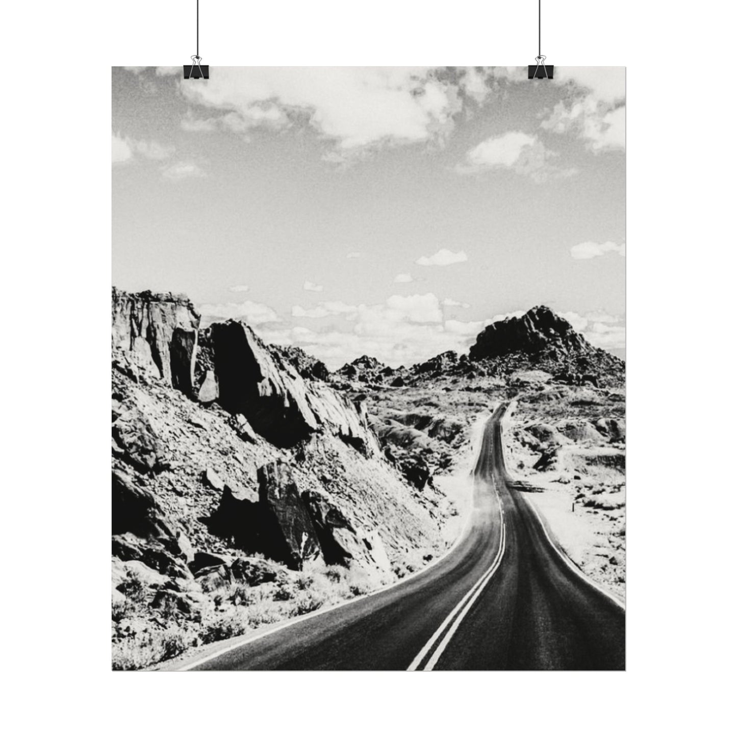 Adventure Awaits On The Open Road Textured Watercolor Matte Posters