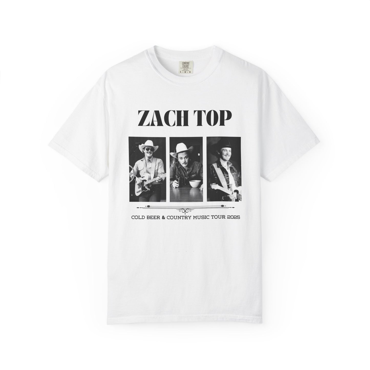 Vintage Style Country Music Tee, Perfect for Concerts, Festivals, Zach Top Tour Shirt, Gift for Music Lovers, Unisex T-Shirt