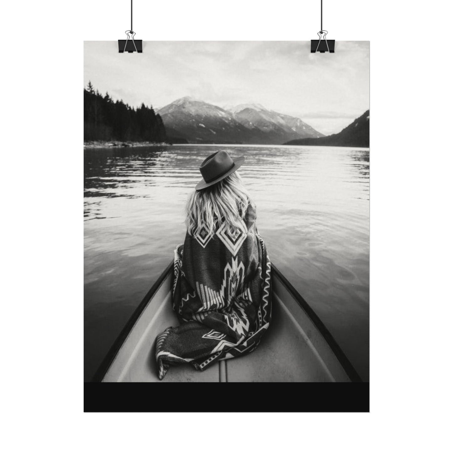 He Leads Me Beside Still Waters – Western Textured Watercolor Matte Posters