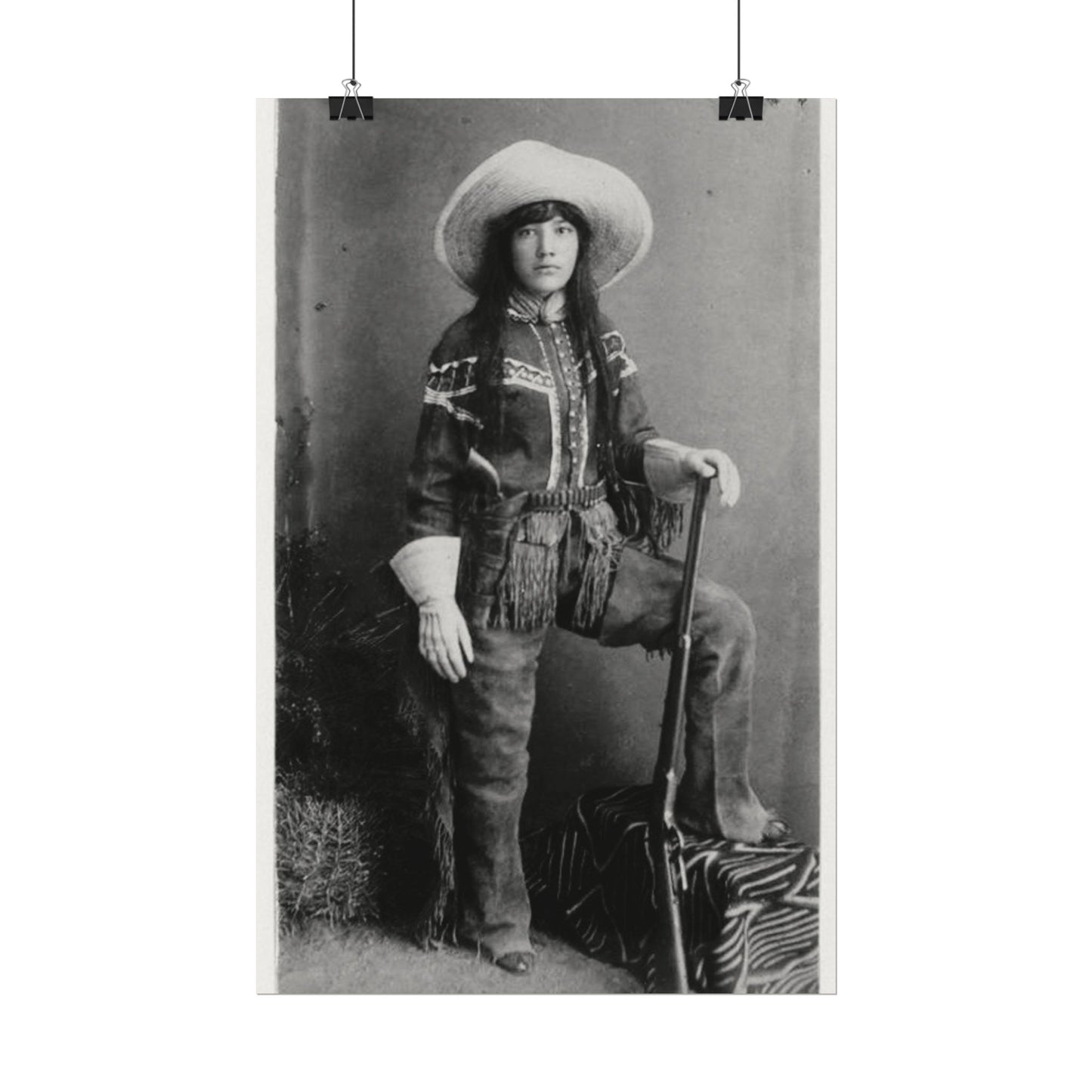 Desert Scout – Western Textured Watercolor Matte Posters