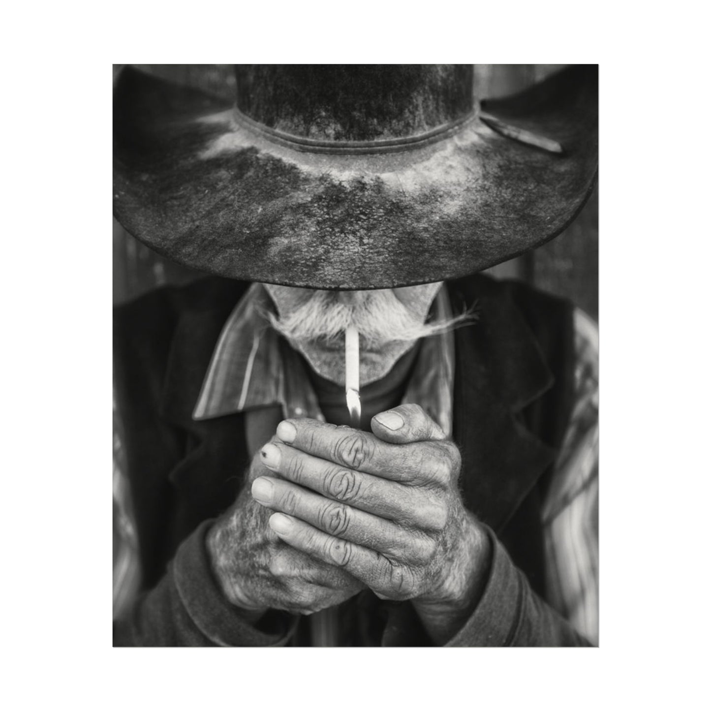 One More Draw – Western Textured Watercolor Matte Posters