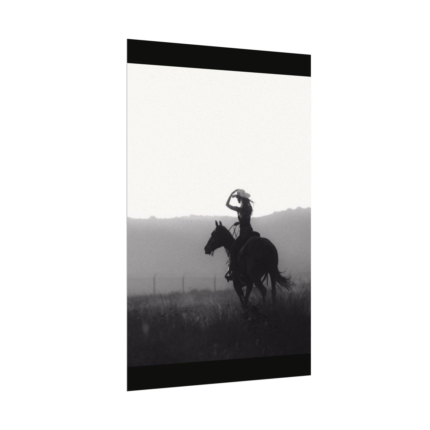 Timeless Beauty – Western Textured Watercolor Matte Posters