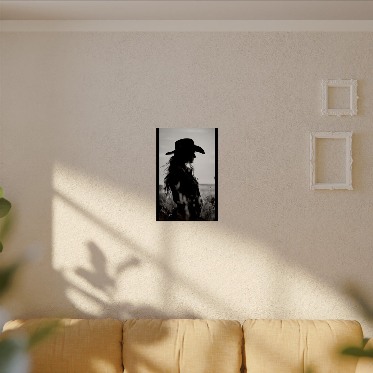 Grace Againest The Grain – Western Textured Watercolor Matte Posters