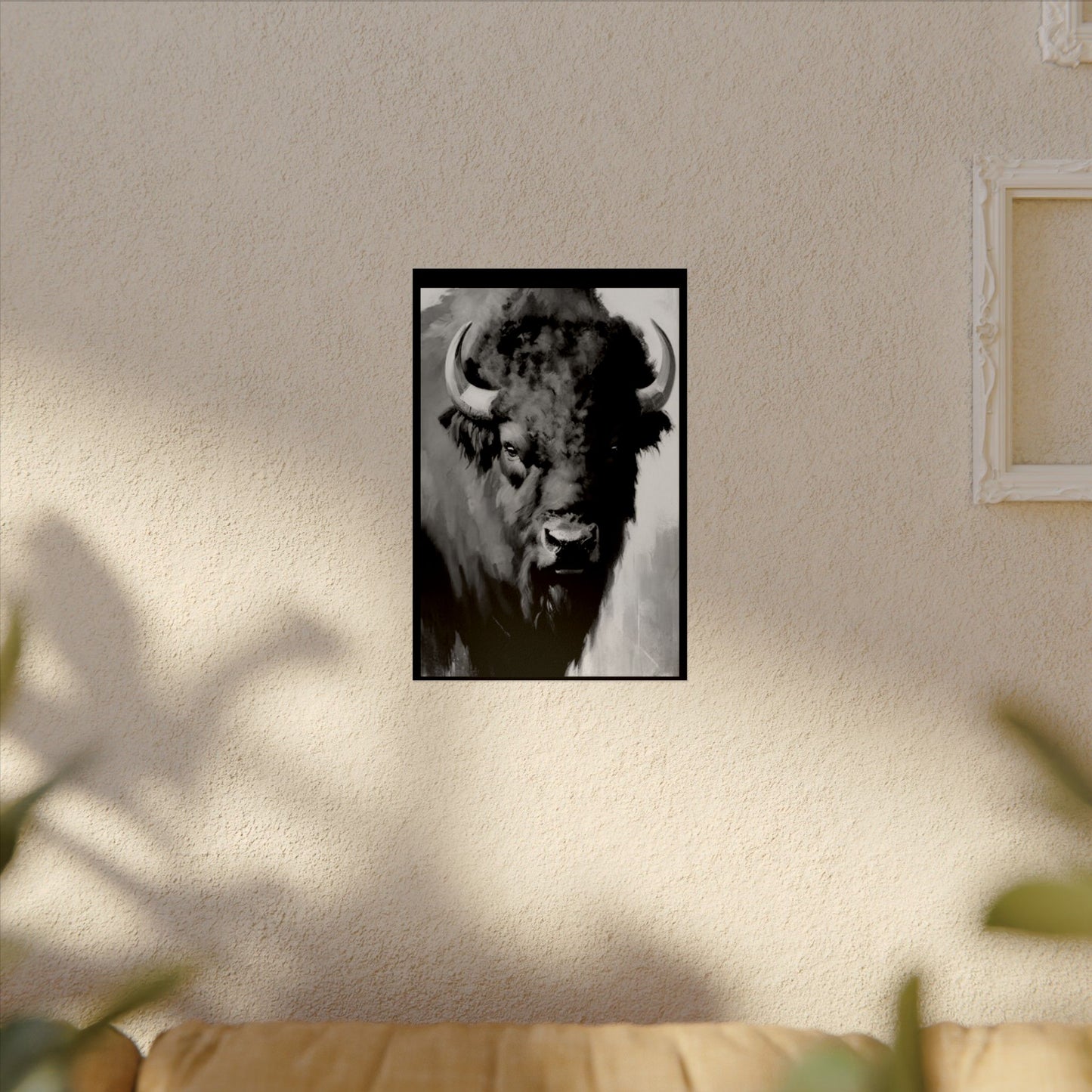 Buffalo Ridge – Western Textured Watercolor Matte Posters