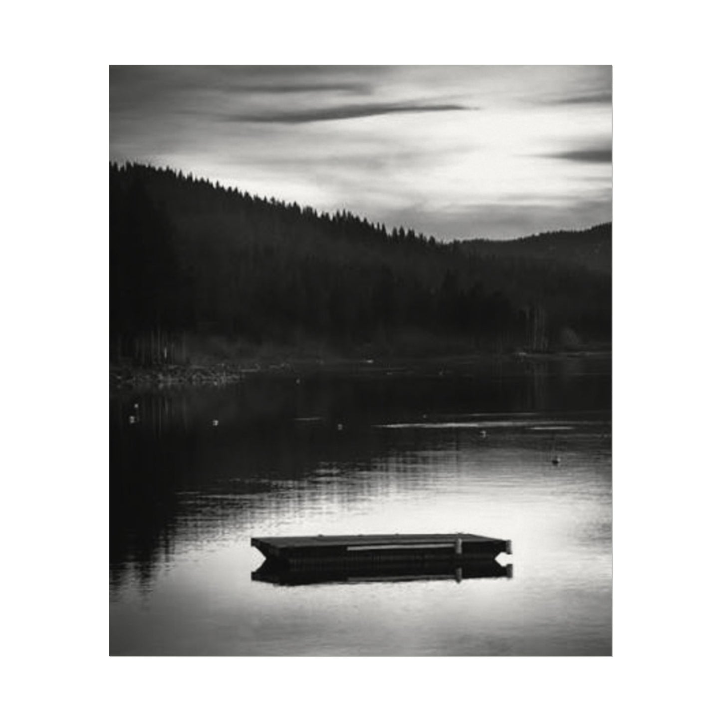 He Leads Me Beside Still Waters – Western Textured Watercolor Matte Posters