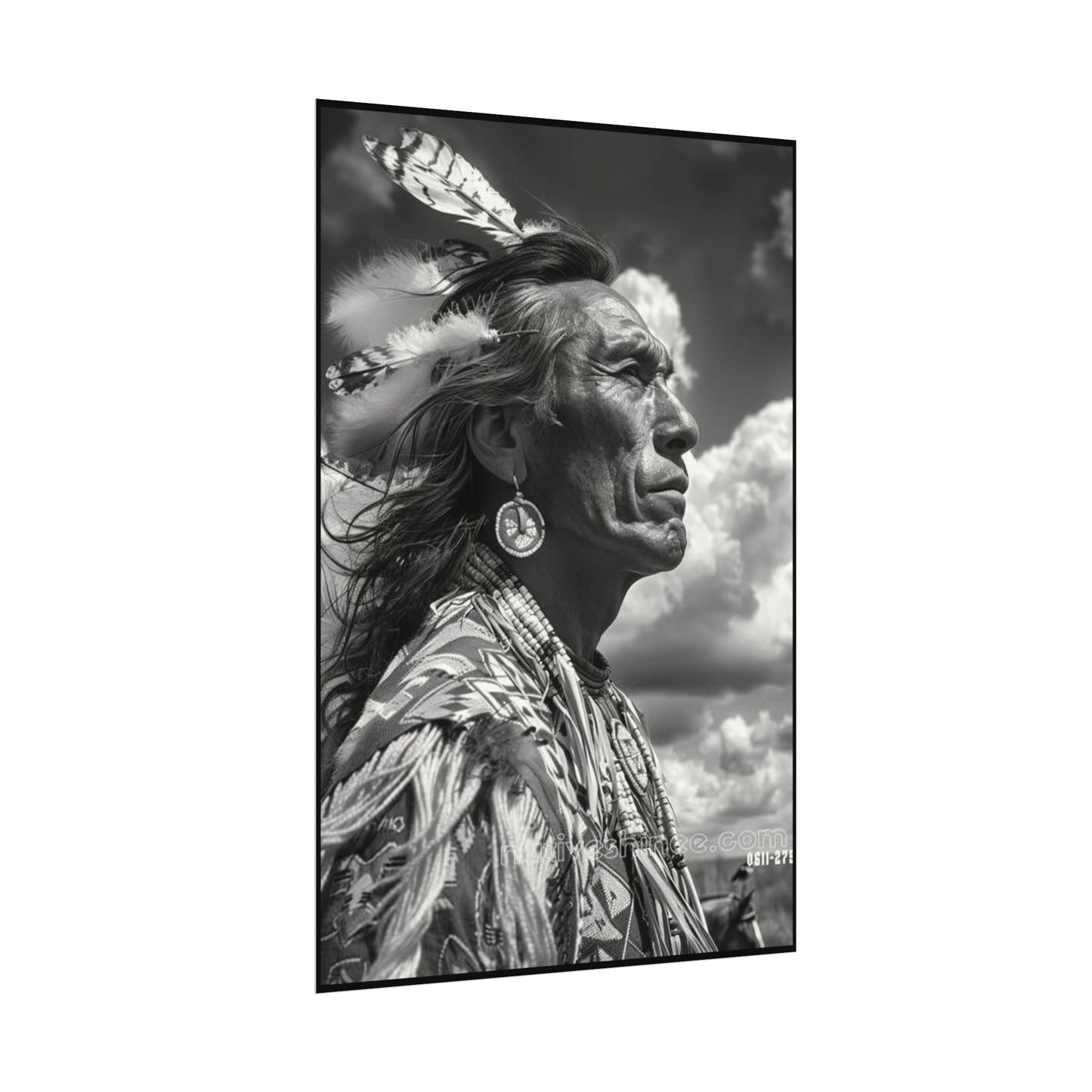 The Ancestral Winds Are Calling  – Western Textured Watercolor Matte Posters