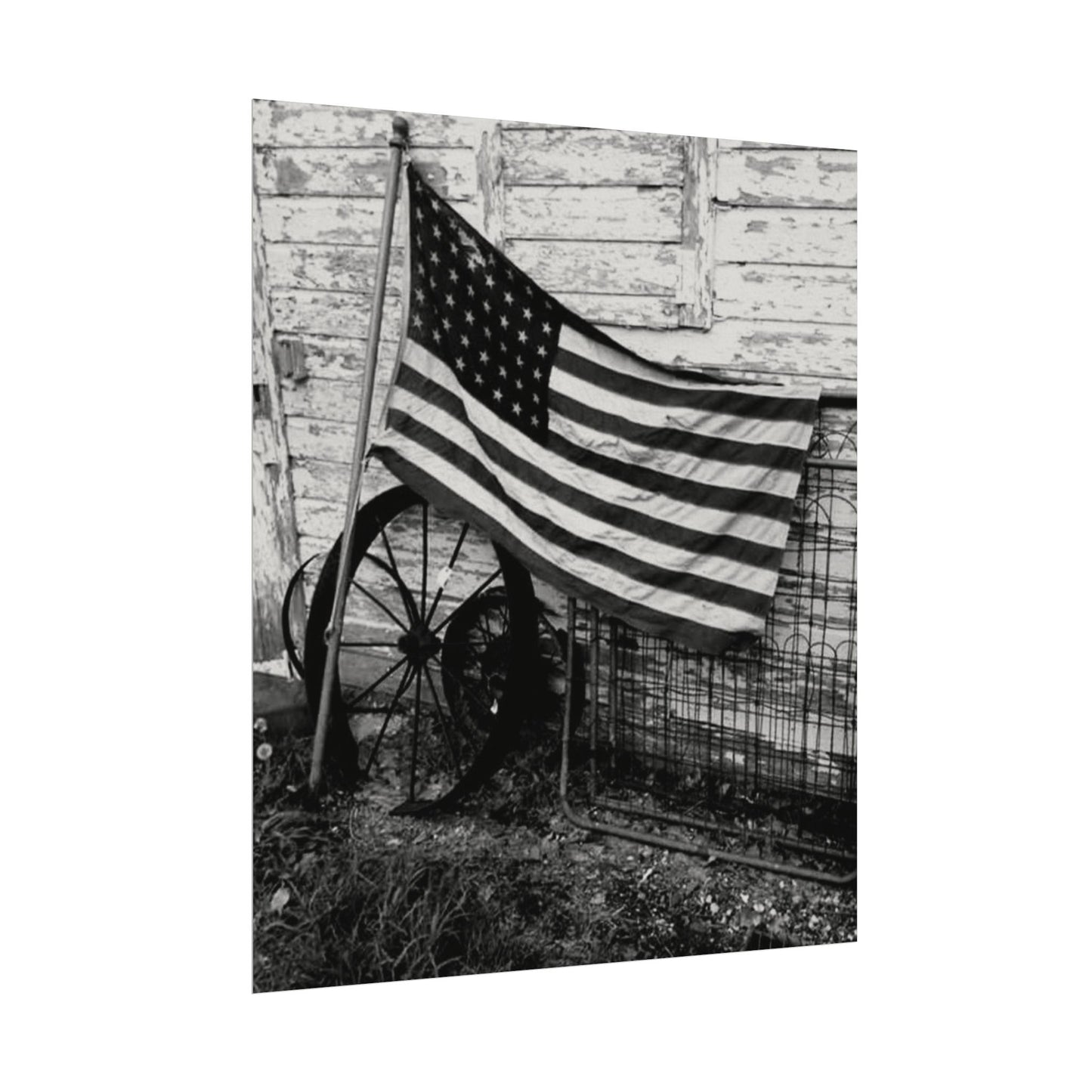 American Grit – Western Textured Watercolor Matte Posters
