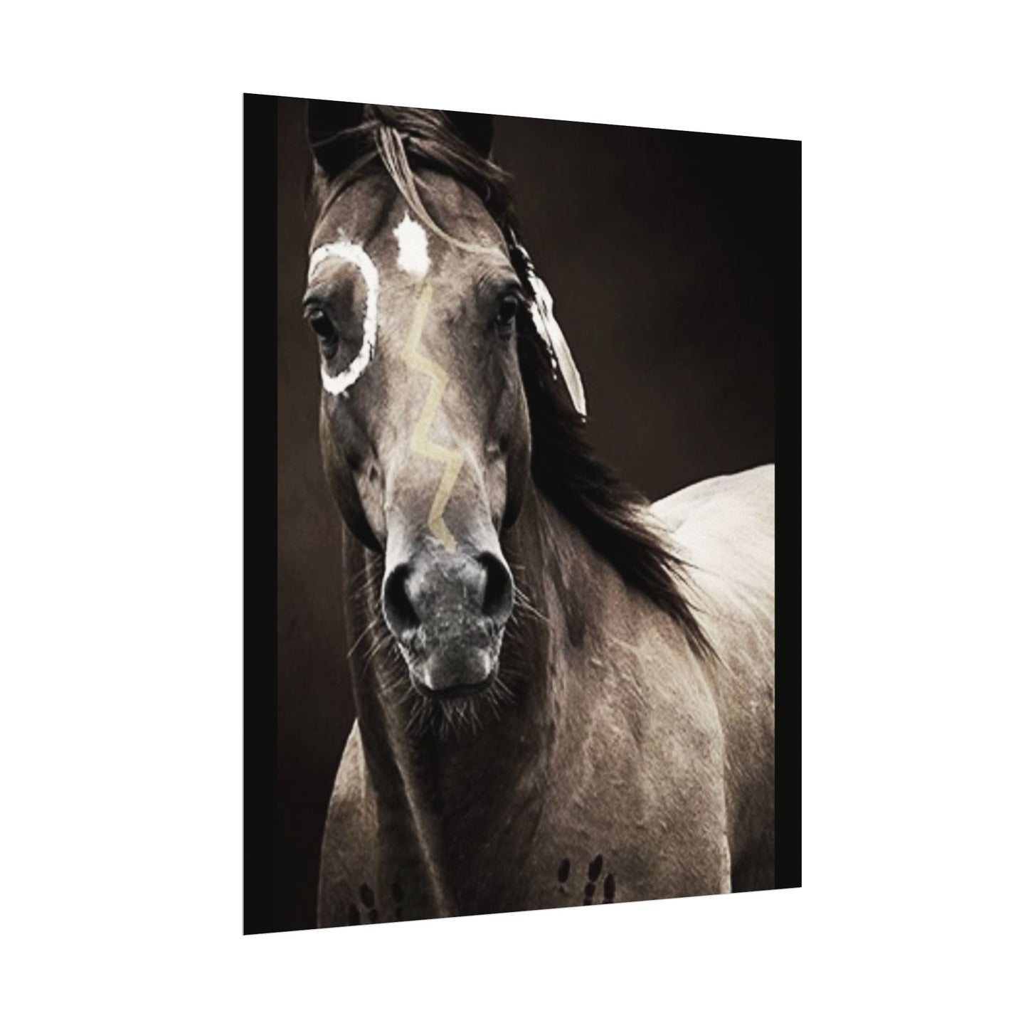 War Paint – Western Textured Watercolor Matte Posters