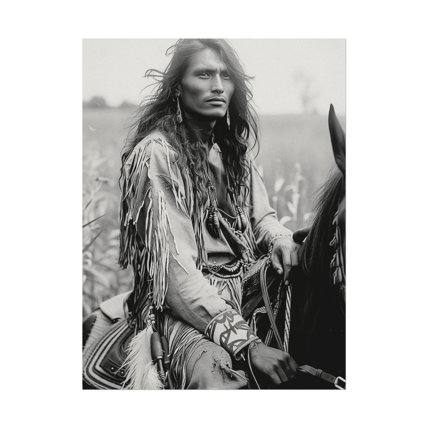 The Last Watchman– Western Textured Watercolor Matte Posters