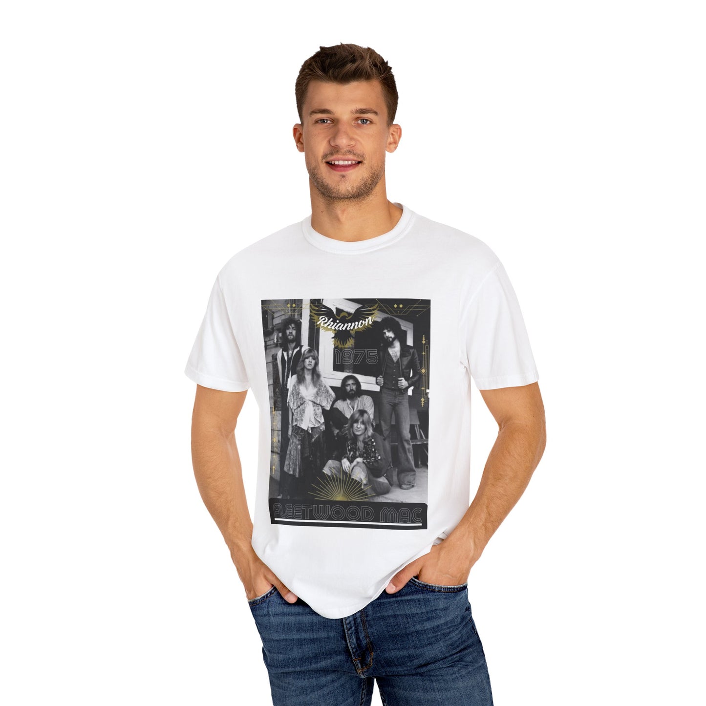 Vintage 1975 Fleetwood Mac T-Shirt, Retro Concert Tee, Music Lover Gift, Unisex Casual Wear, Ideal for Music Festivals