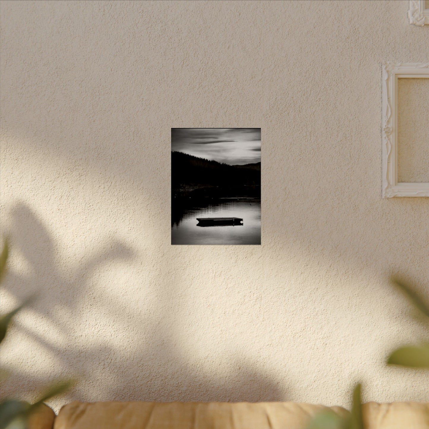 He Leads Me Beside Still Waters – Western Textured Watercolor Matte Posters