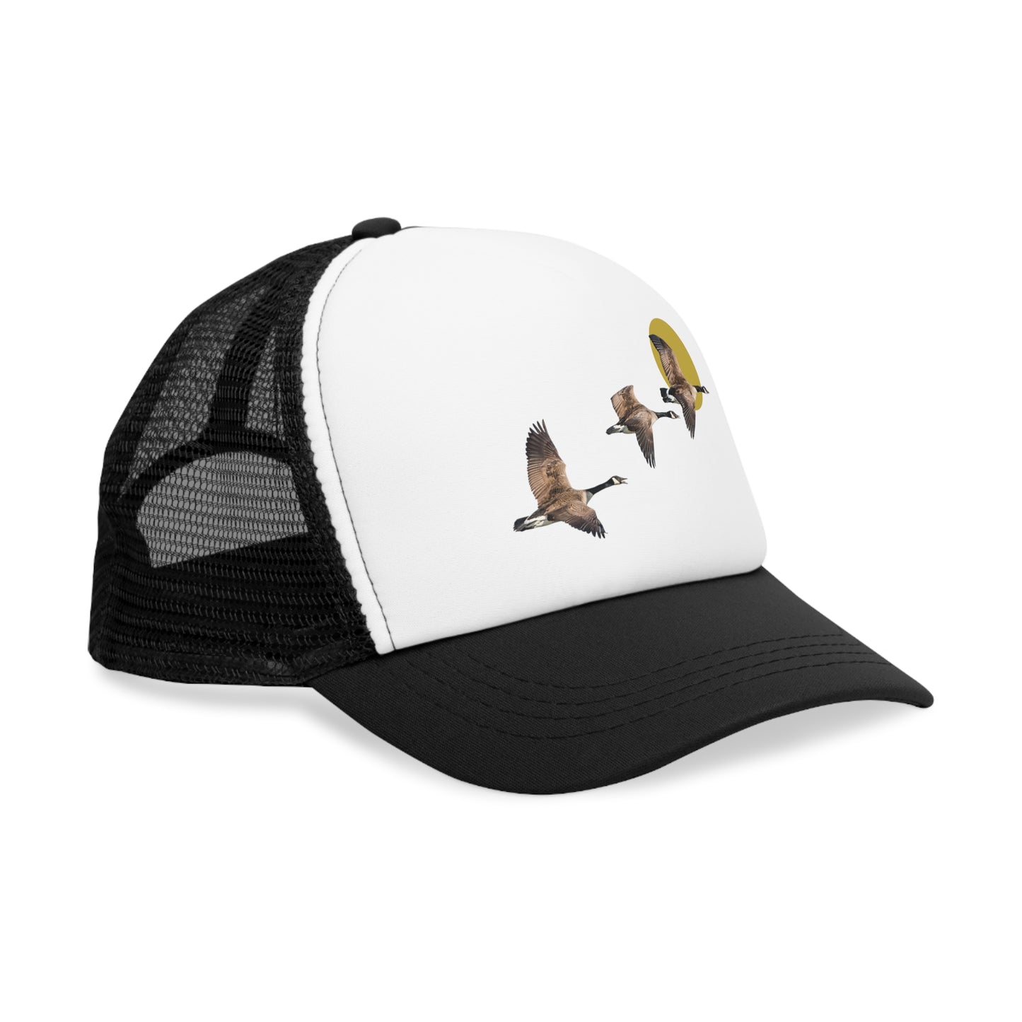 Geese Flying, Retro Trucker Hat, Nature lover Gifts , Outdoor Accessory, Beer Lover Gift, Summer BBQ Essential
