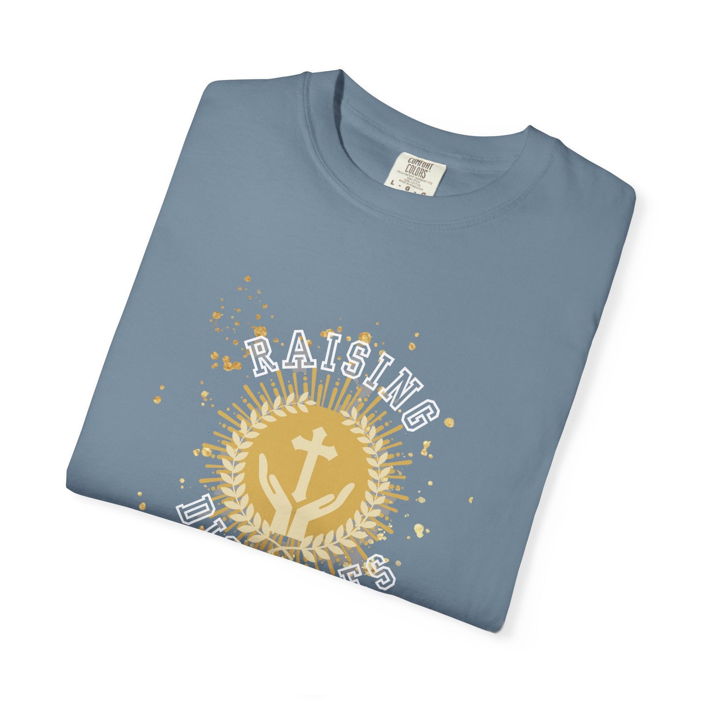 Spiritual Sunrise Unisex Garment-Dyed T-shirt, Faith-Based Apparel, Inspirational Gift, Casual Wear, Church Event, Everyday Comfort