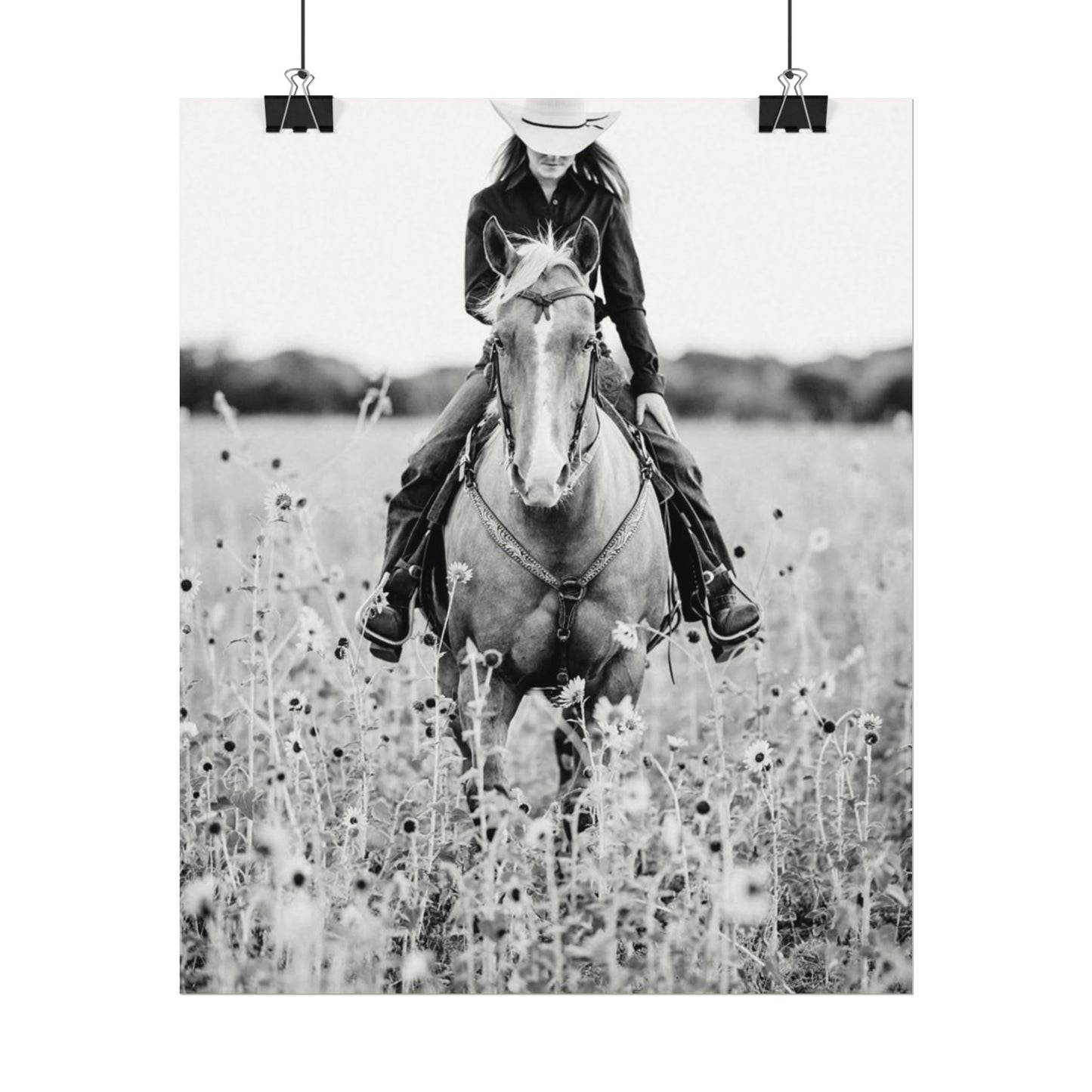 Summer Fields – Western Textured Watercolor Matte Posters