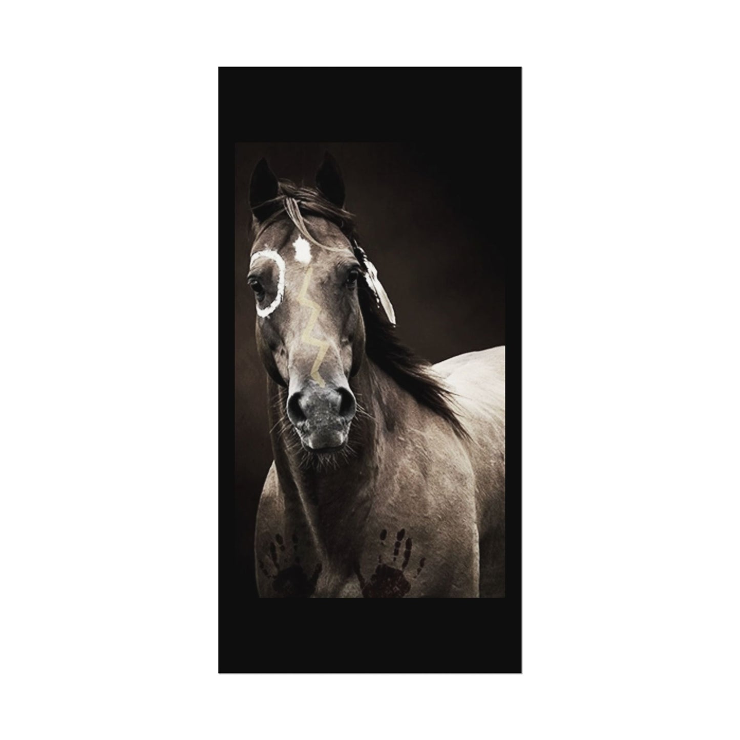 War Paint – Western Textured Watercolor Matte Posters