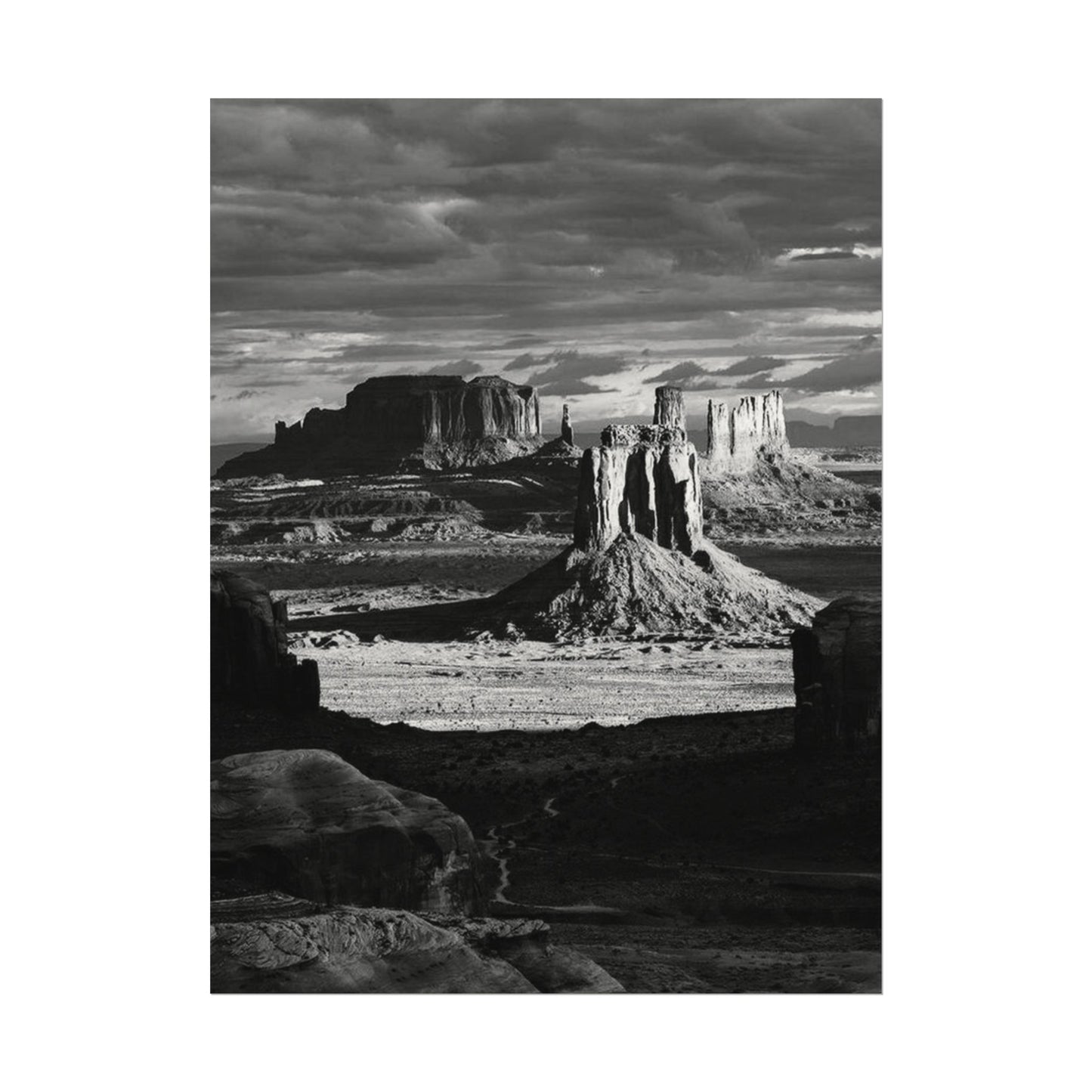 Vast Wonderland – Western Textured Watercolor Matte Posters