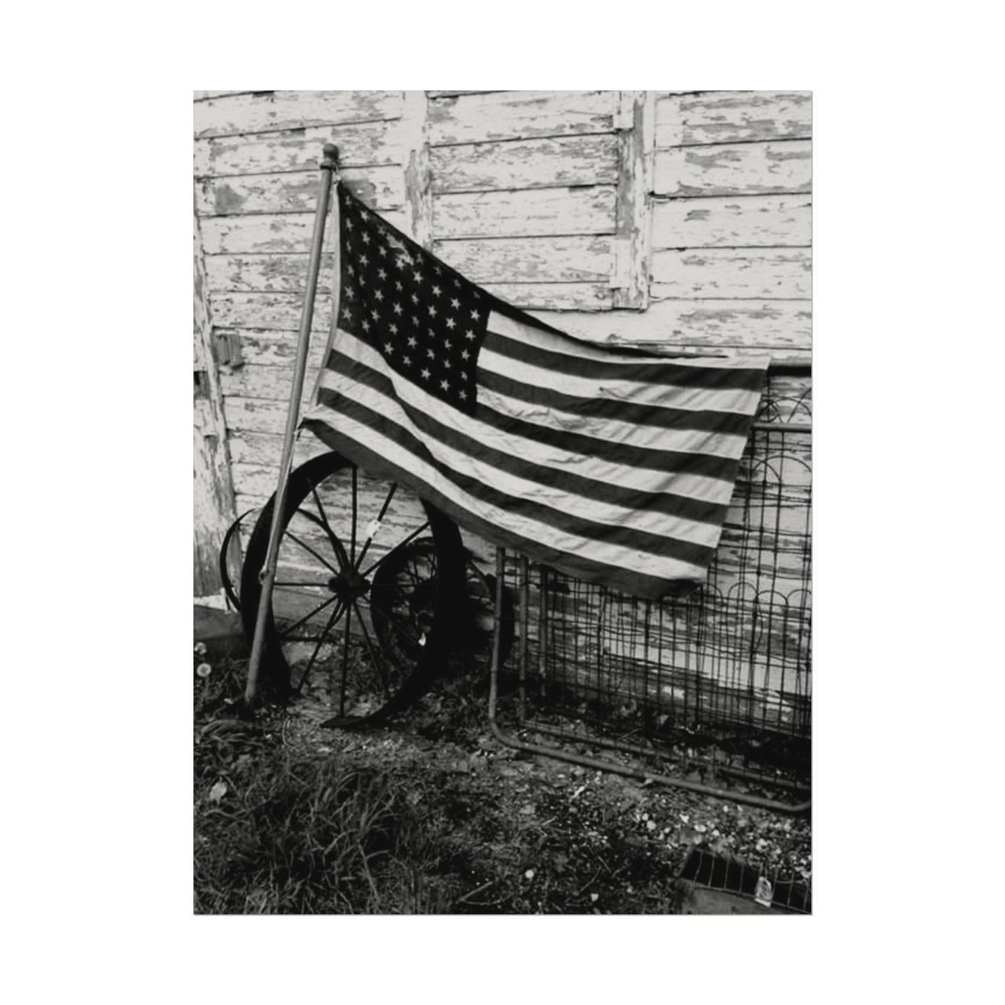 American Grit – Western Textured Watercolor Matte Posters