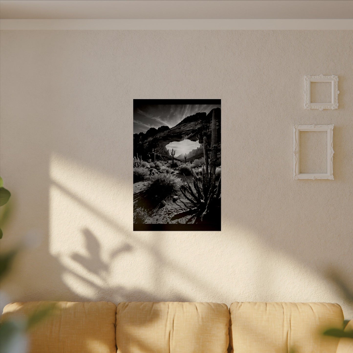 Desert Mornings – Western Textured Watercolor Matte Posters