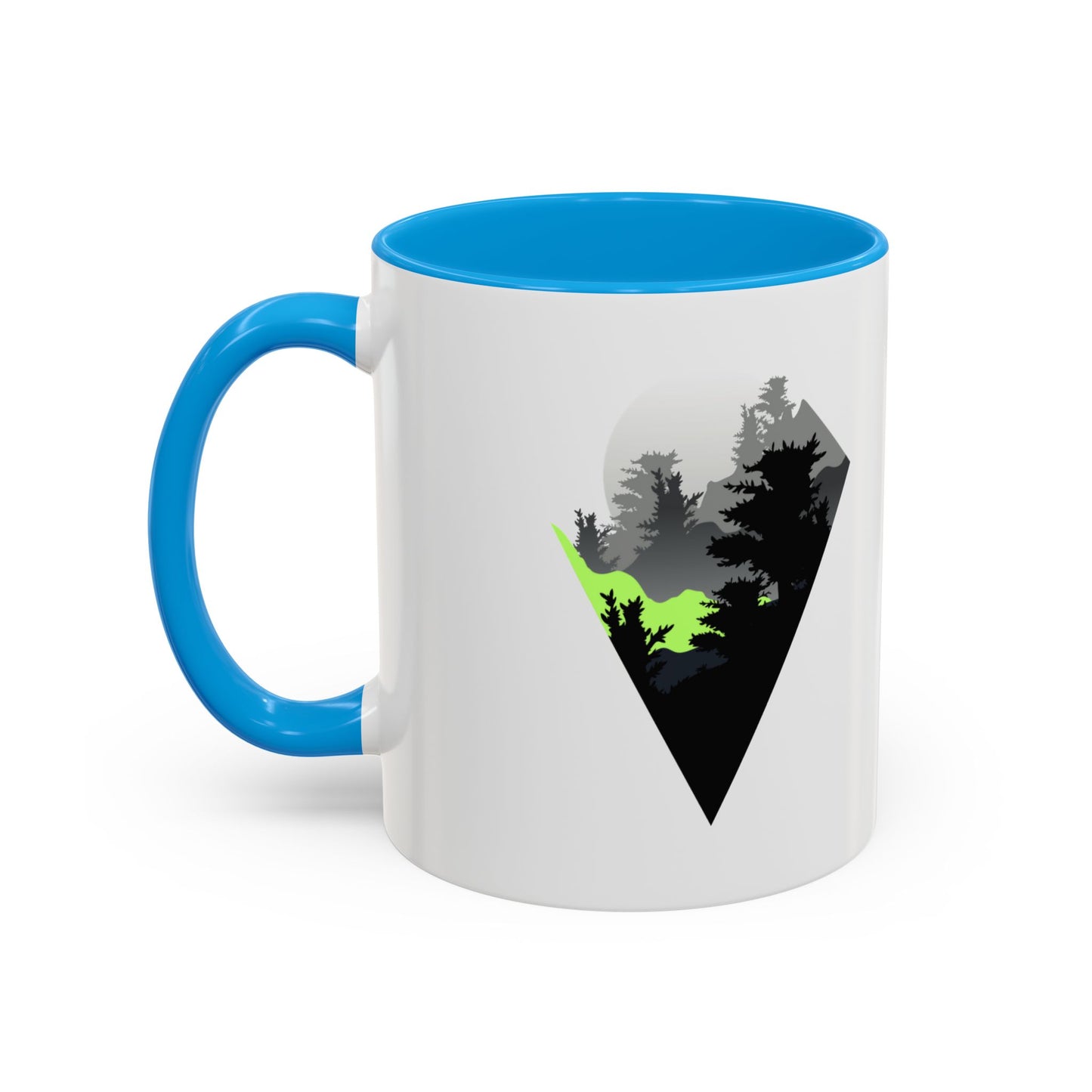 Sleek Forest Mug: Nature-Inspired Coffee Cup, Perfect for Outdoor Lovers, Gift for Nature Enthusiasts, Eco-Friendly Present