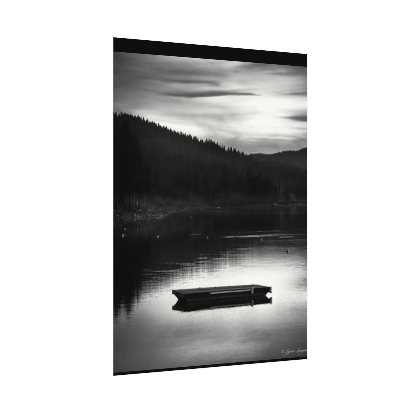 He Leads Me Beside Still Waters – Western Textured Watercolor Matte Posters