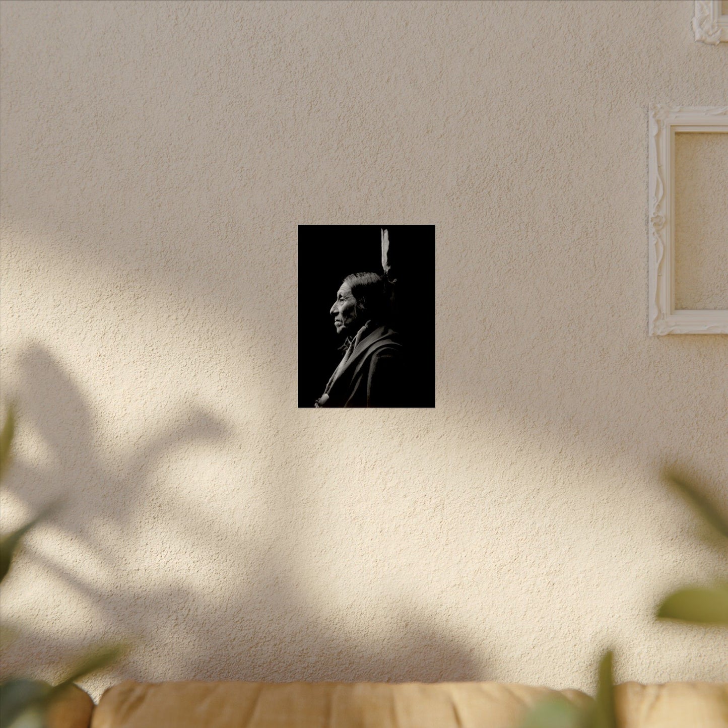 Silent Wisdom – Western Textured Watercolor Matte Posters