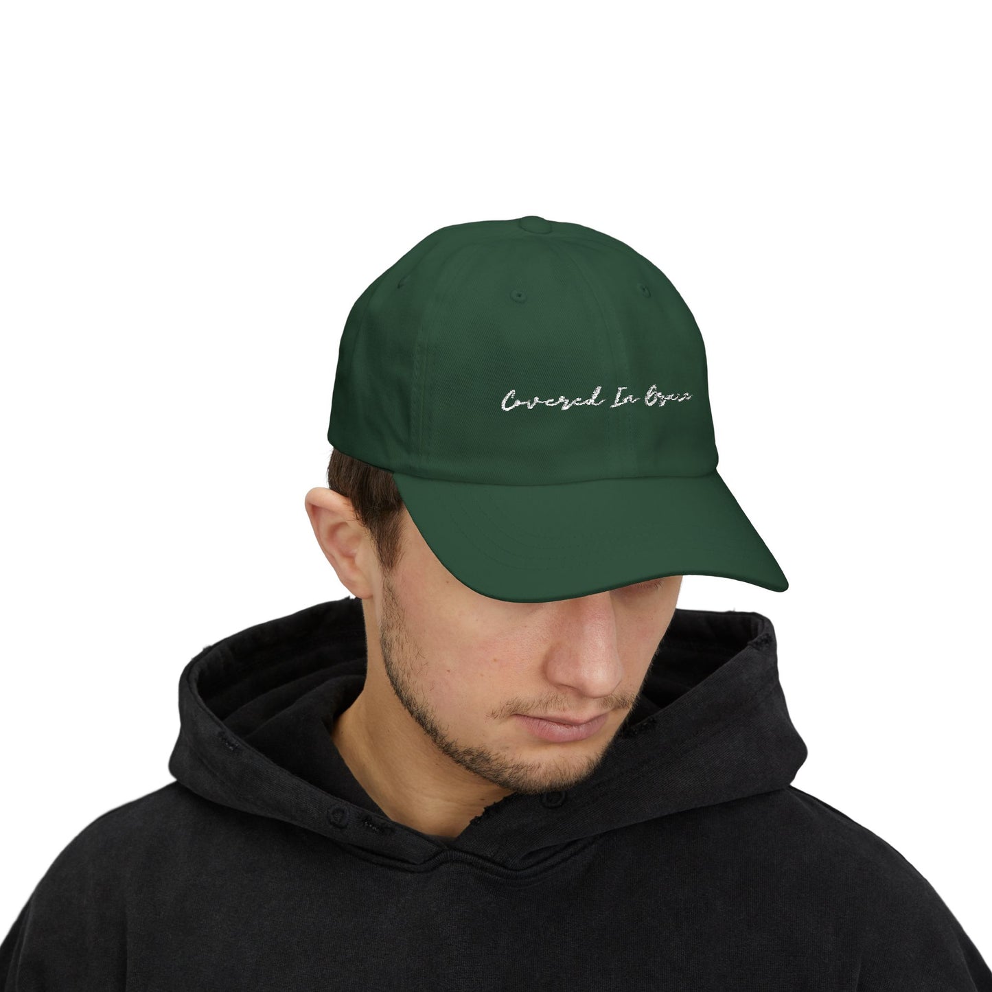 Covered In Grace Spiritual Dad Cap, Christian, Power by Jesus Cap, Casual Hat for Men, Everyday Wear, Perfect Gift for Everyone, God is Love