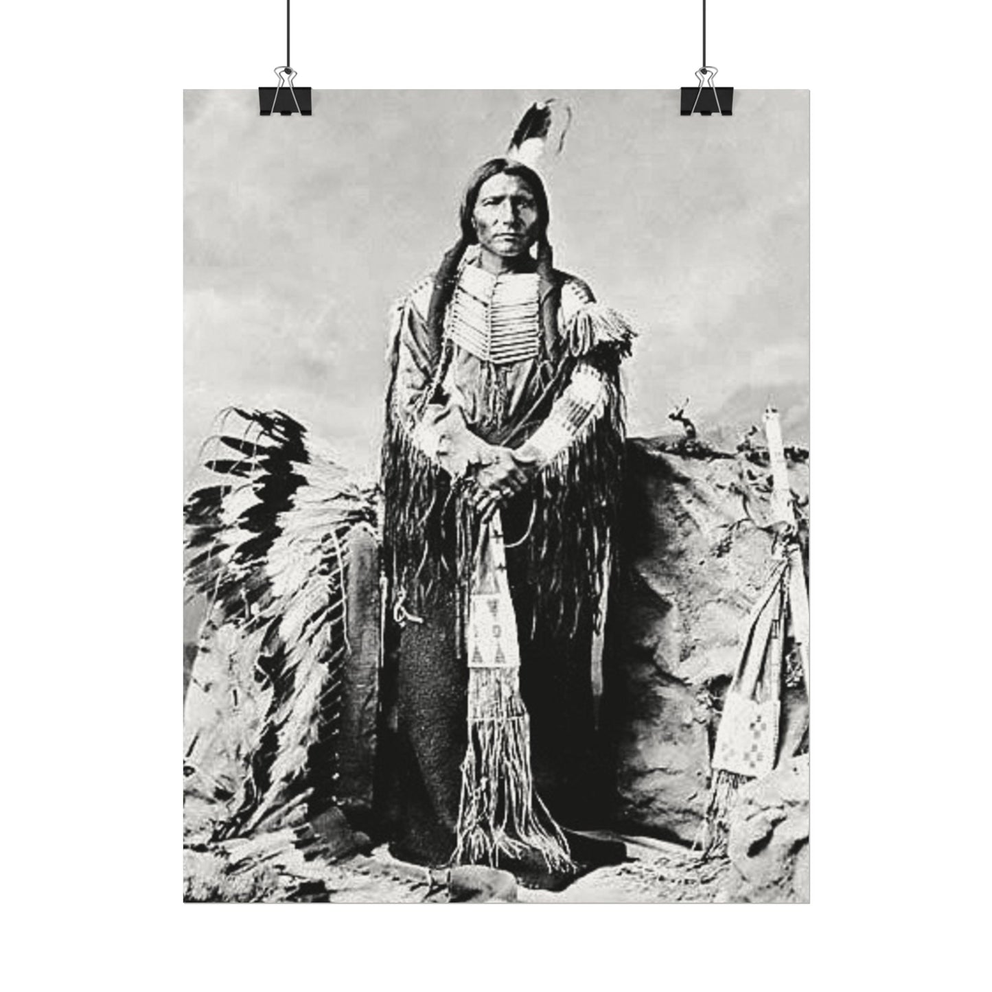 Enduring Spirit– Western Textured Watercolor Matte Posters