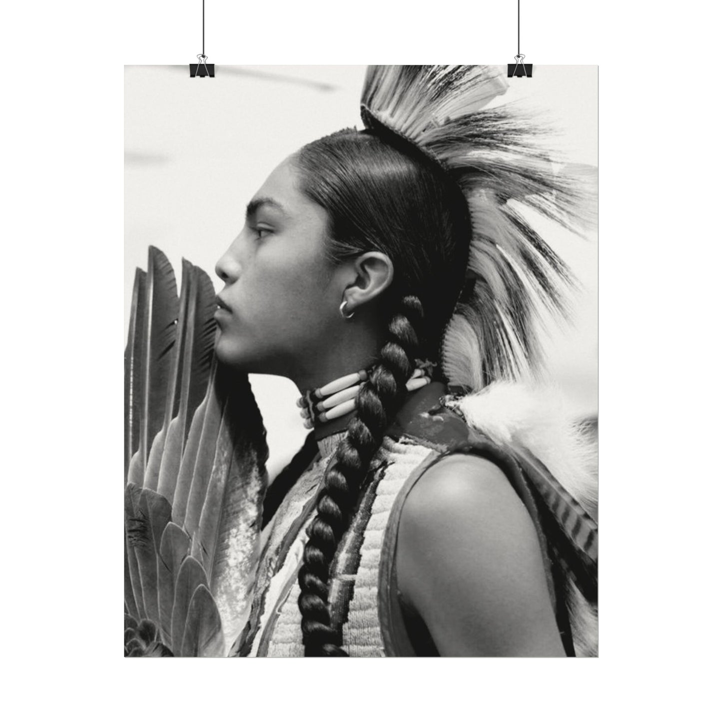 Soar High On Wings Like Eagles – Western Textured Watercolor Matte Posters