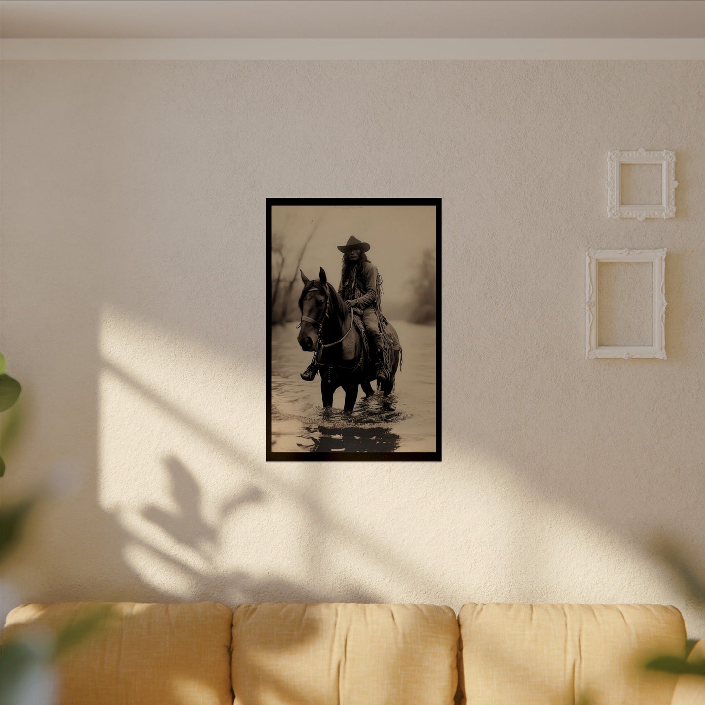 Ripples In Time – Western Textured Watercolor Matte Posters