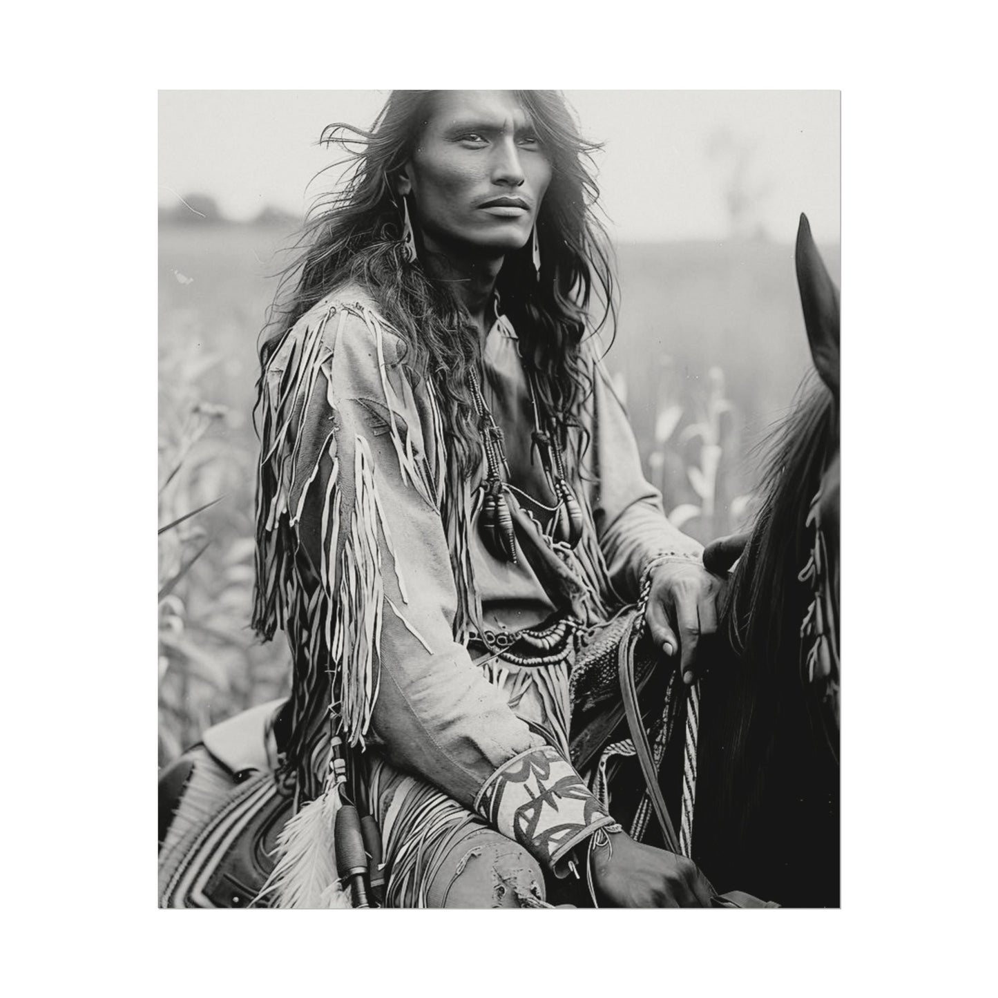 The Last Watchman– Western Textured Watercolor Matte Posters