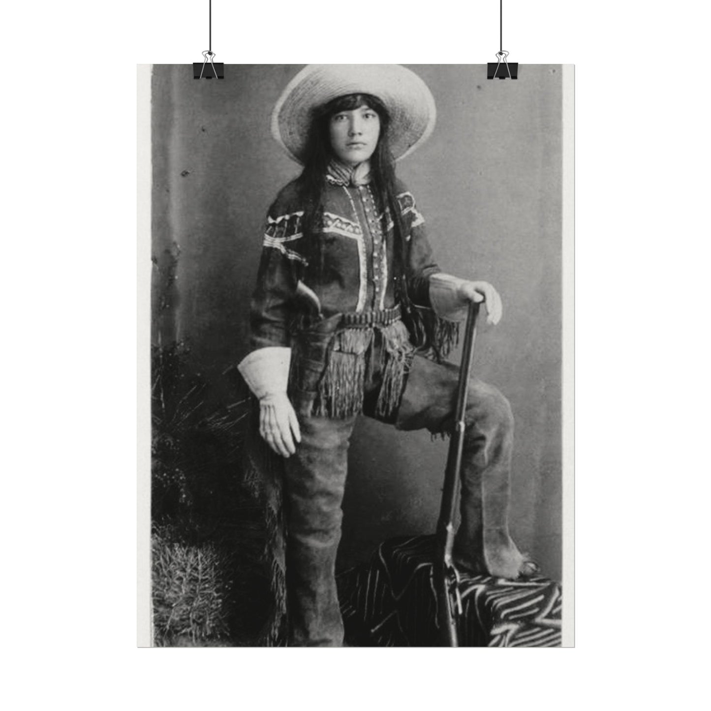 Desert Scout – Western Textured Watercolor Matte Posters