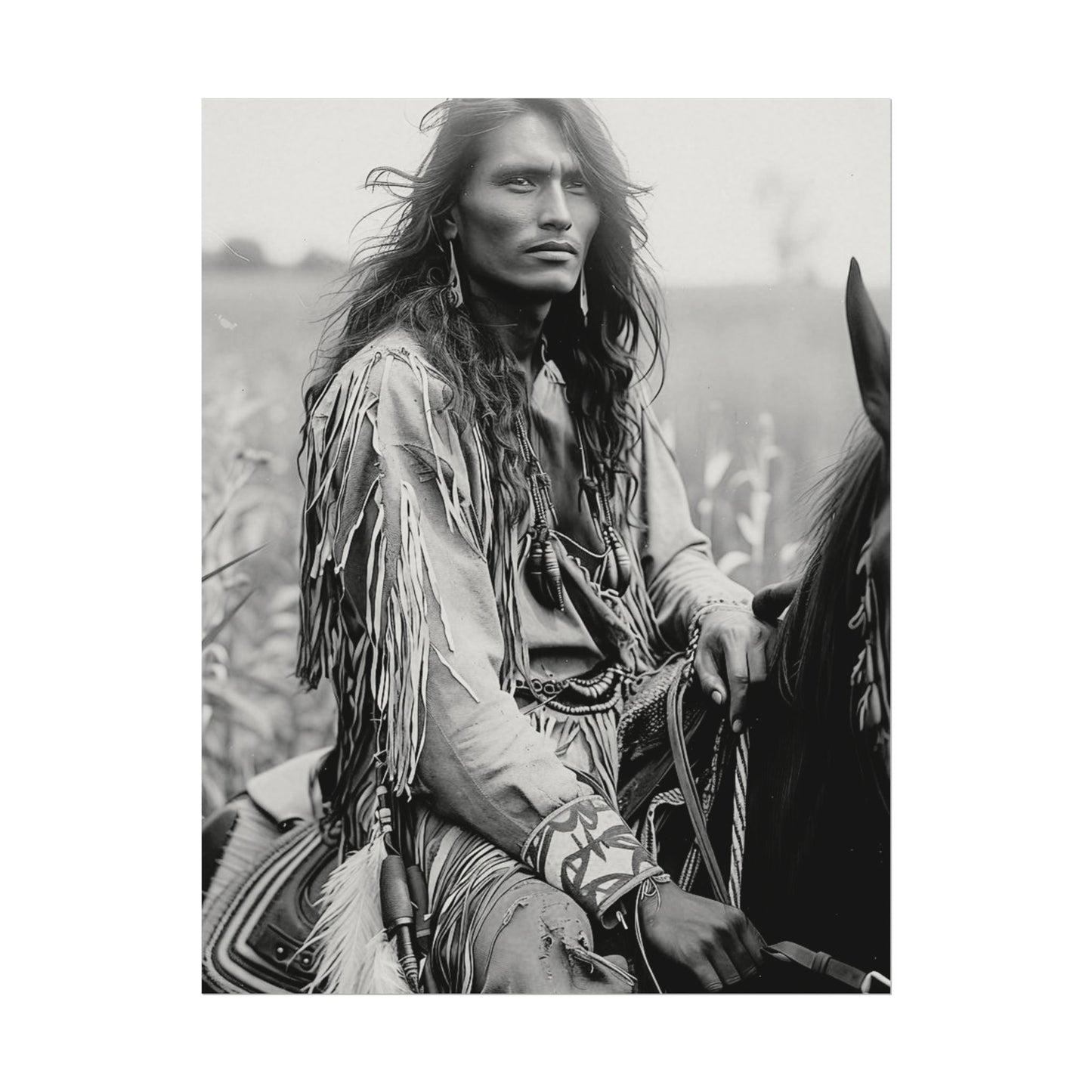 The Last Watchman– Western Textured Watercolor Matte Posters