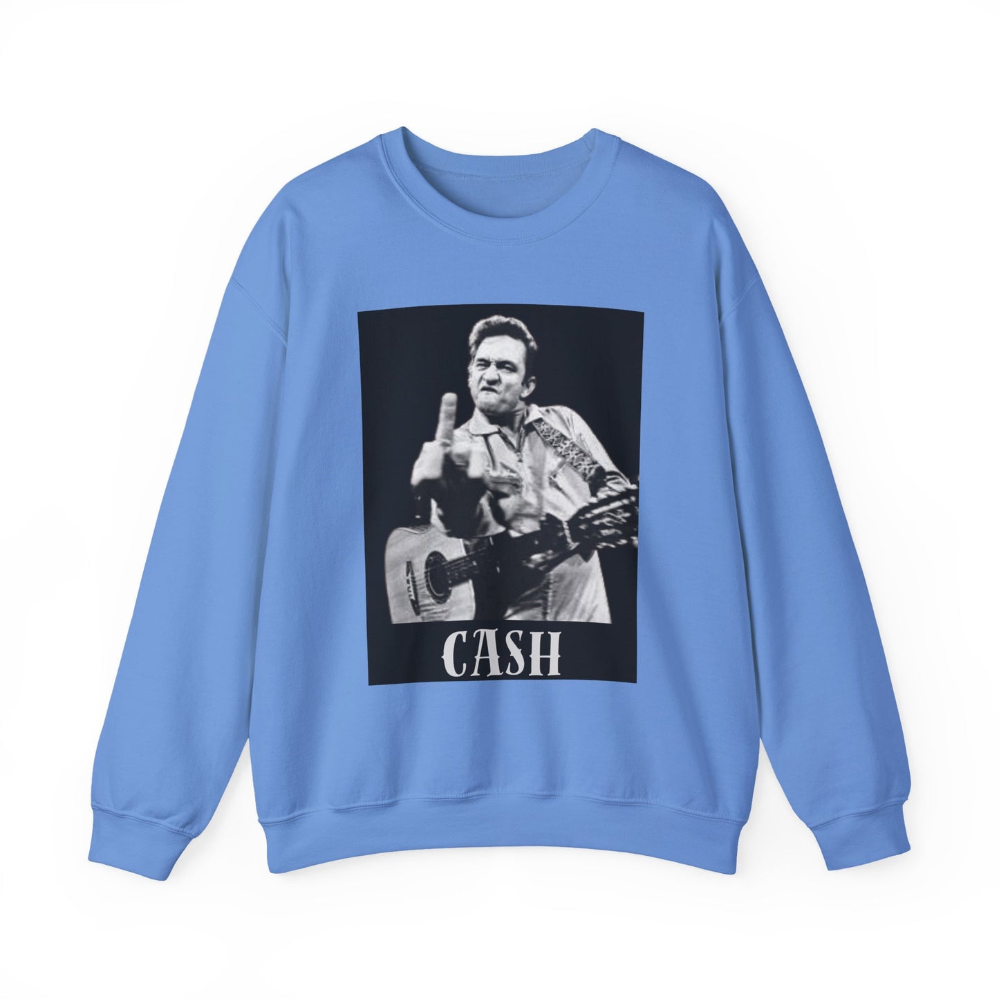 Vintage Cash Crewneck Sweatshirt | Retro Music Apparel, Rock Lover Gift, Unisex Cozy Top, Perfect for Concerts