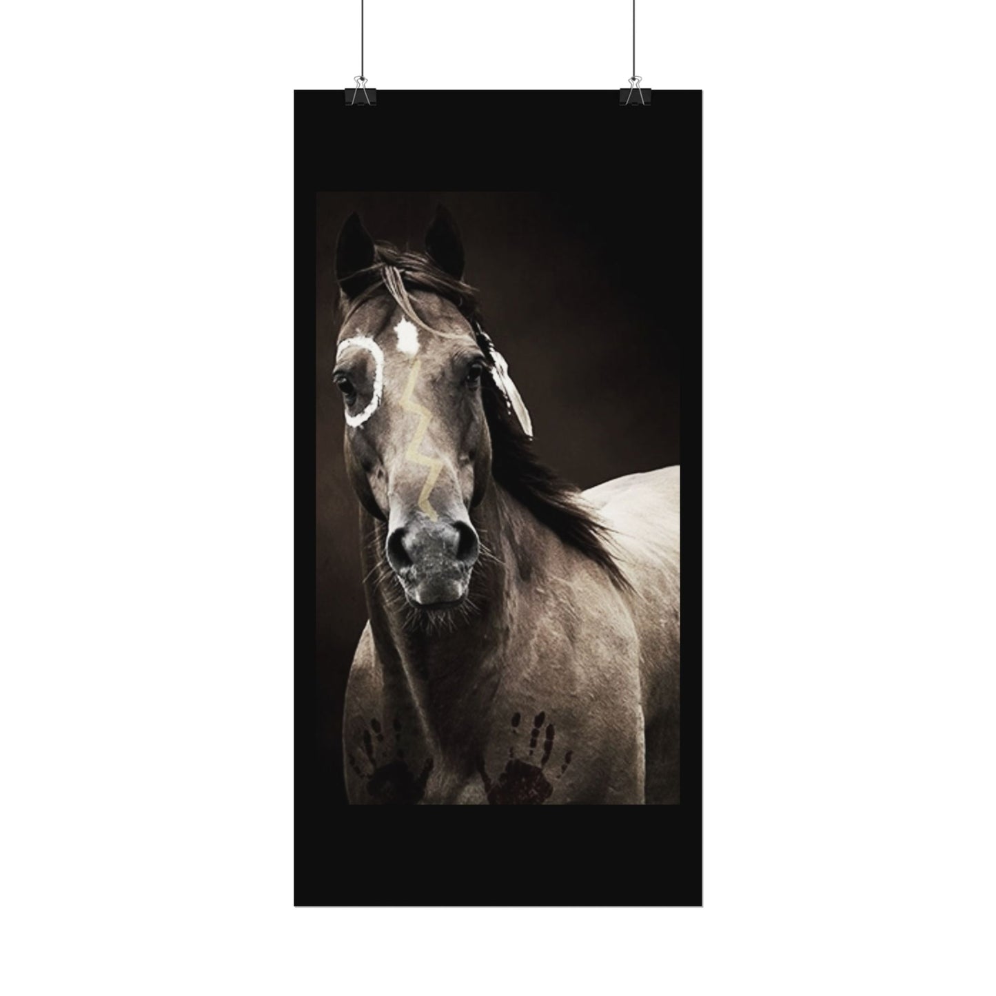 War Paint – Western Textured Watercolor Matte Posters