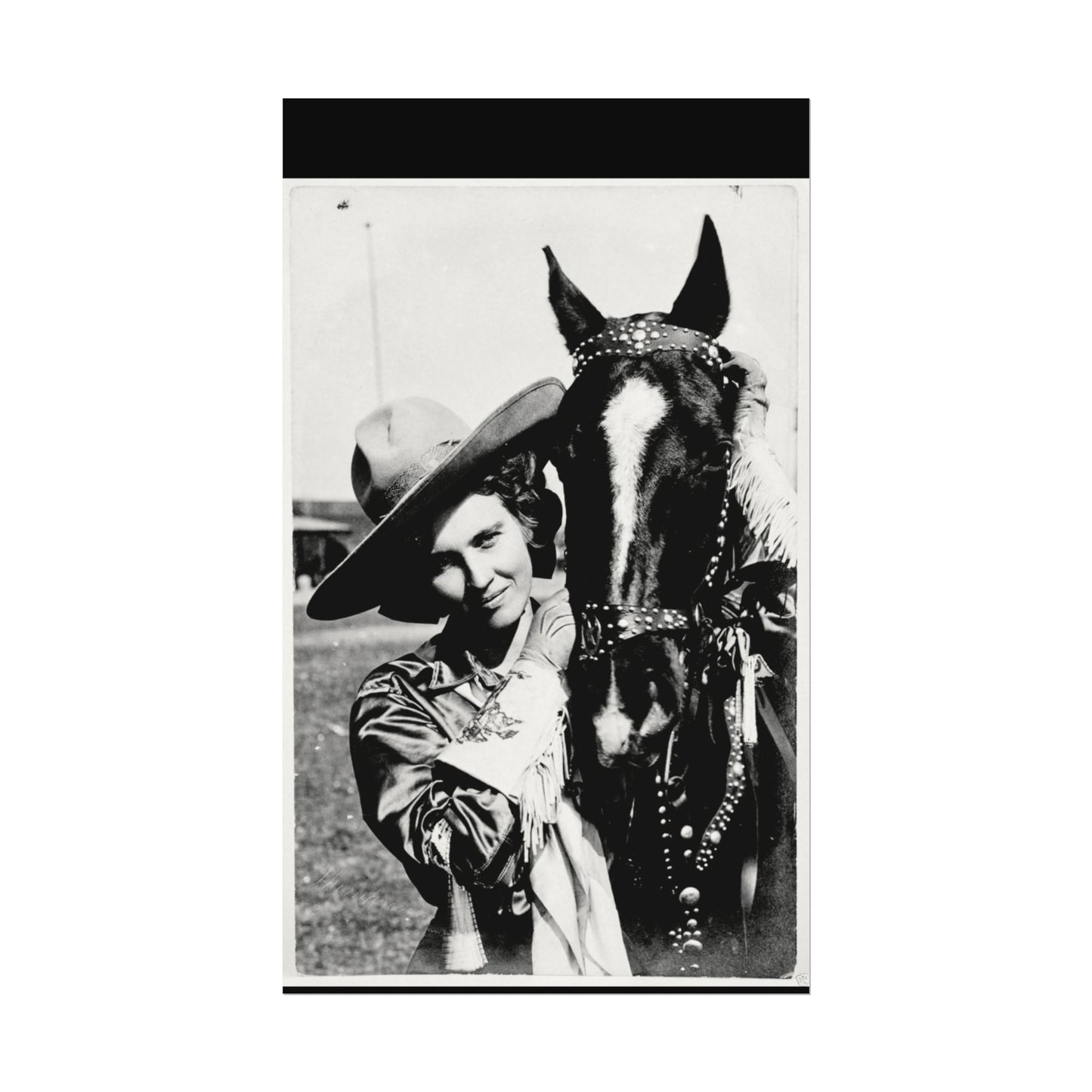 Steadfast Devotion – Western Textured Watercolor Matte Posters