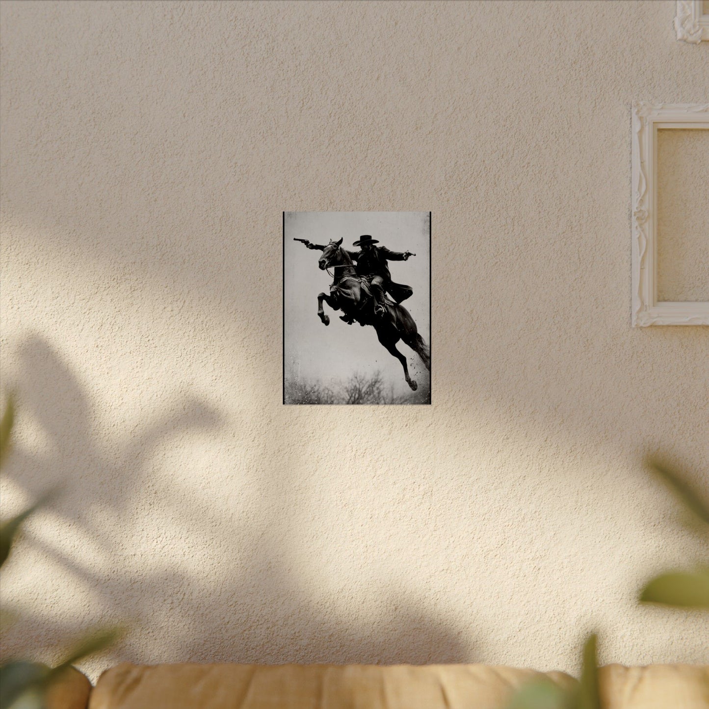 High Noon Pistols  – Western Textured Watercolor Matte Posters