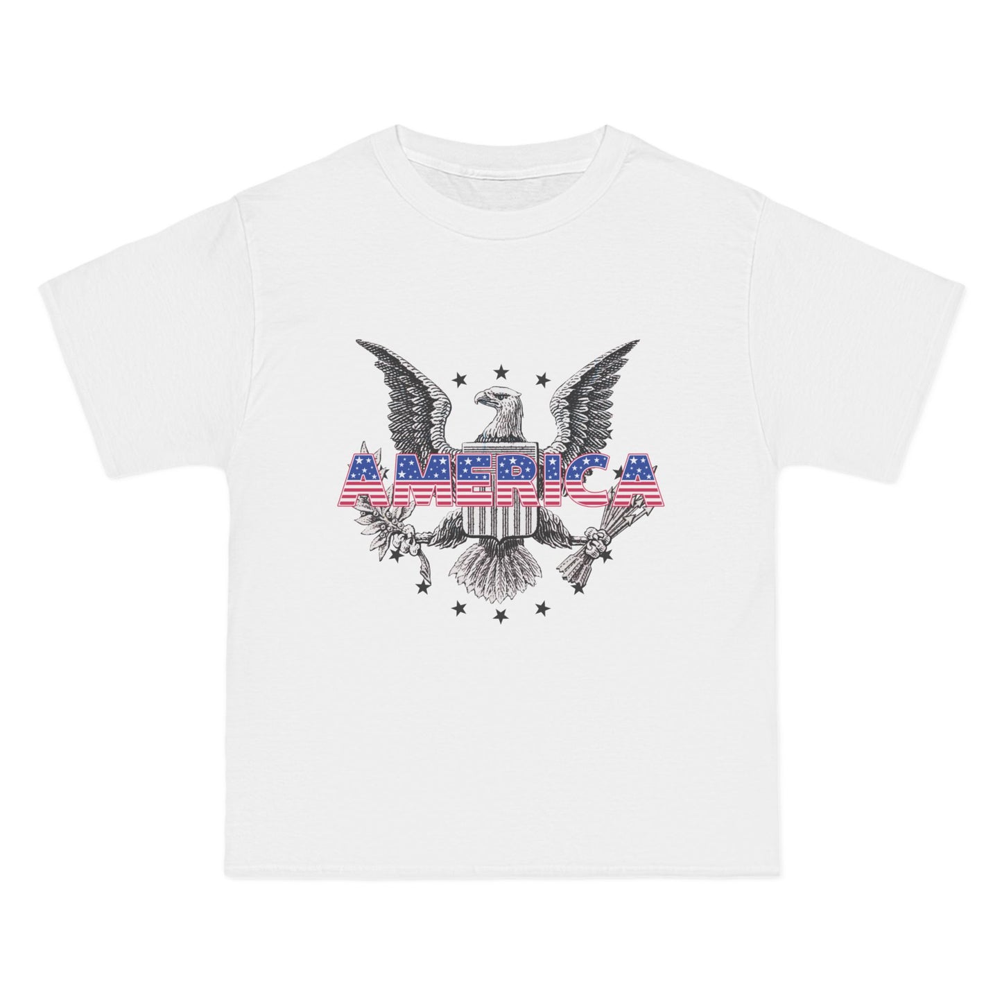 American Eagle & Stars Patriotic T-Shirt | America 1776 Design, Fourth of July Shirt, Independence Day Tee, Memorial Day Top, Gift for Veterans