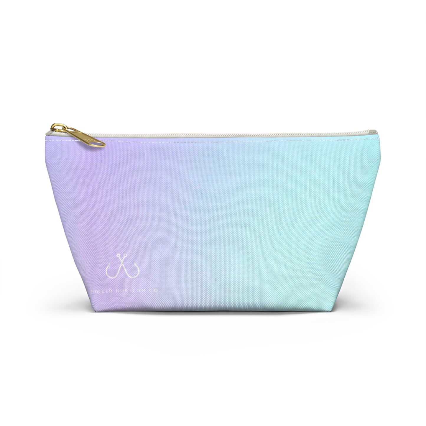 Purple To Blue Ombre Vibrant Gradient Accessory Pouch | Makeup Bag, Travel Organizer, Gift for Her, Beach Essentials, Stylish Storage