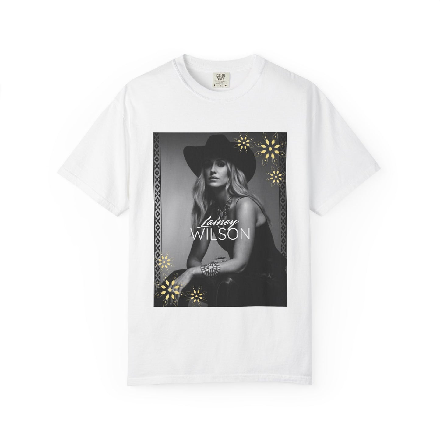 Lainey Bohemian Floral Graphic T-shirt, Unisex Vintage Style Tee, Perfect for Summer Festivals, Casual Everyday Wear, Great Gift Idea