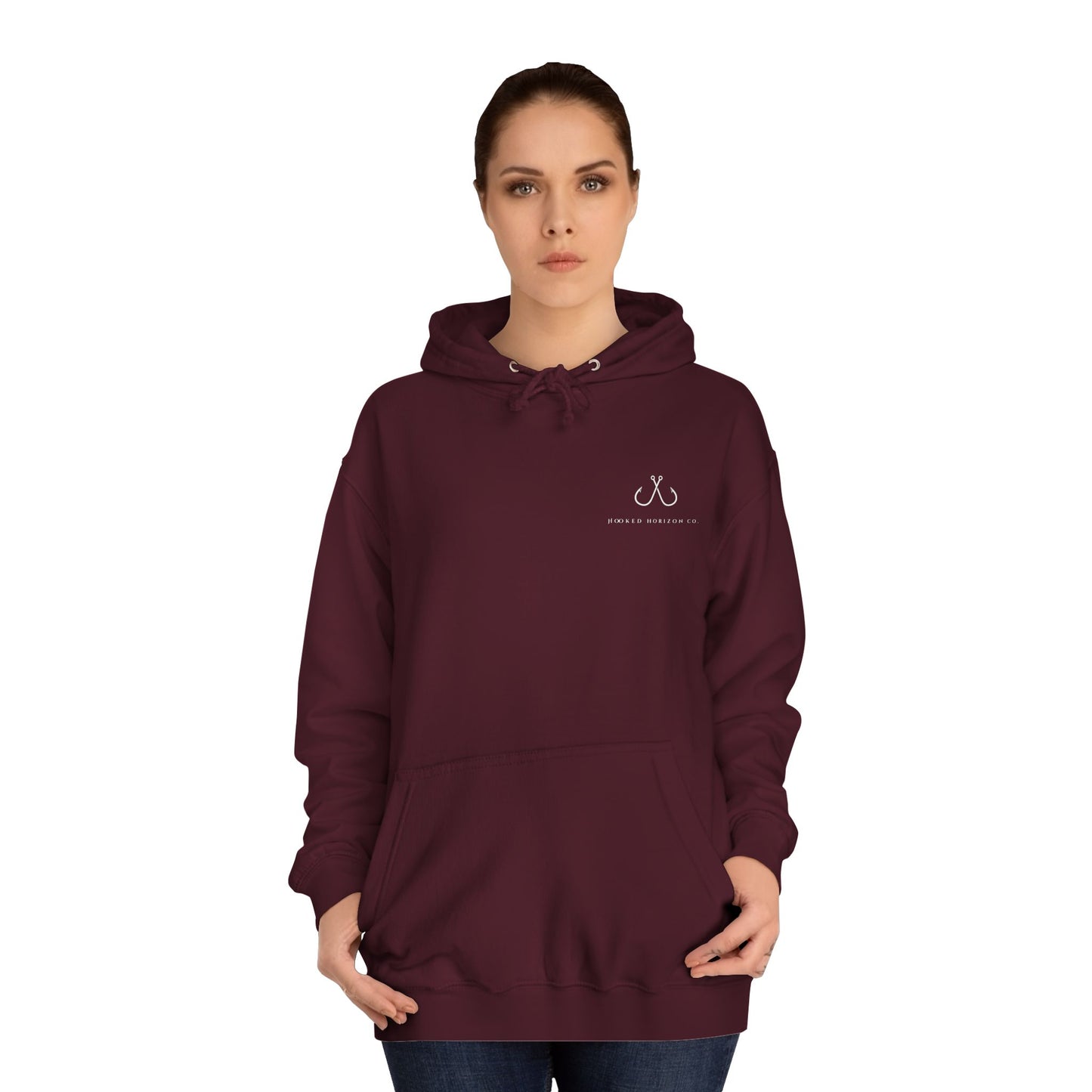 Deep Drift Unisex College Hoodie, Trendy Sweatshirt, Casual Wear, Gift for Students, Nautical Fashion, Beach Vibes Apparel