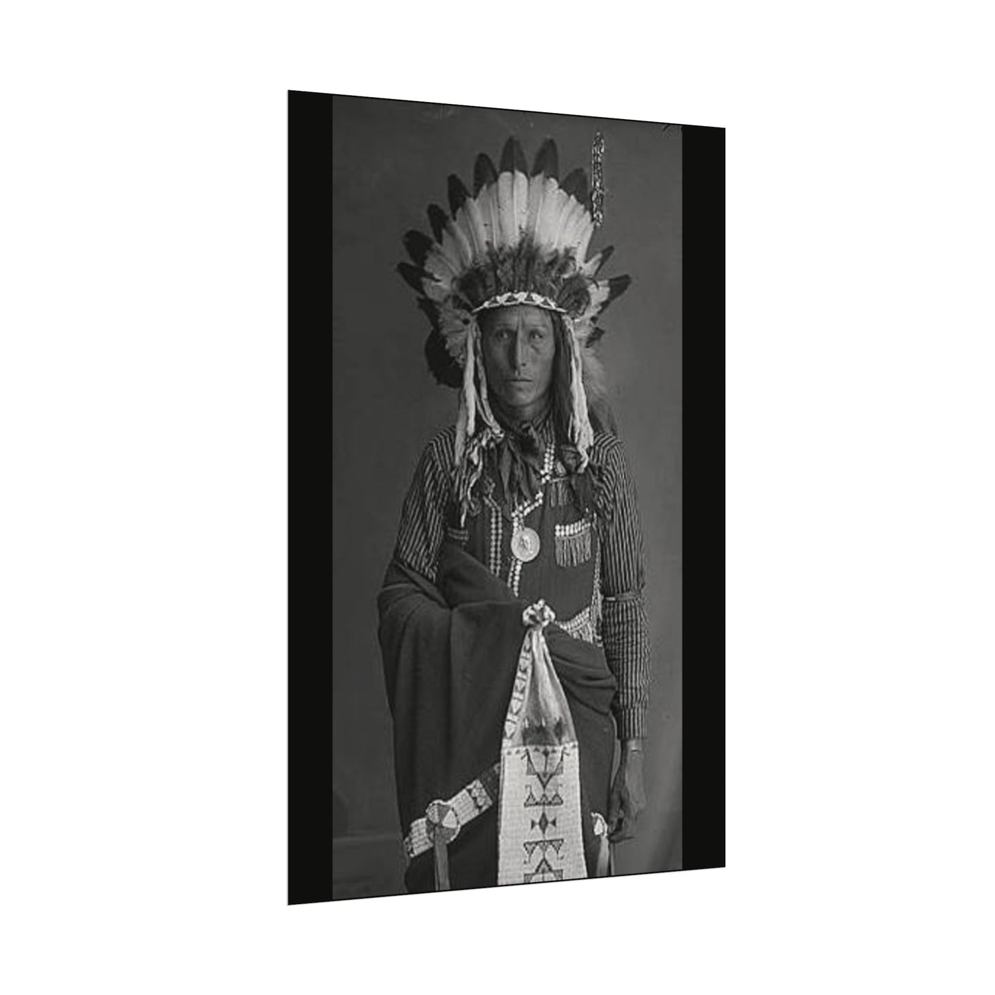 Still As The Wind Remembers – Western Textured Watercolor Matte Posters